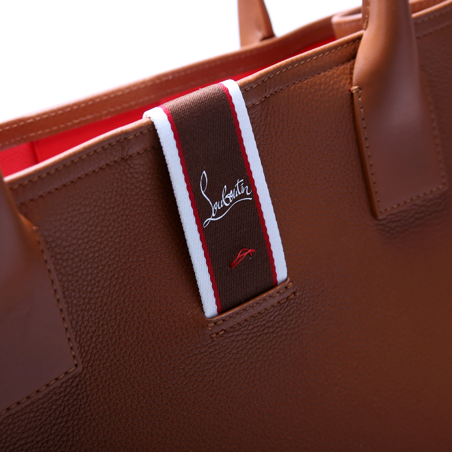 Nastroloubi Large Leather Tote - Image 7