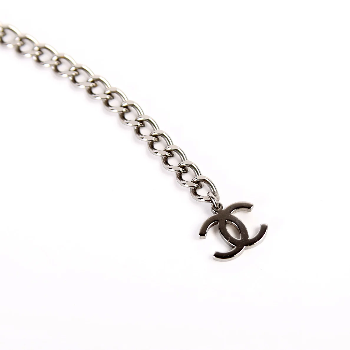 Crystal CC Lucky Charms Chain Choker Necklace - Image 5