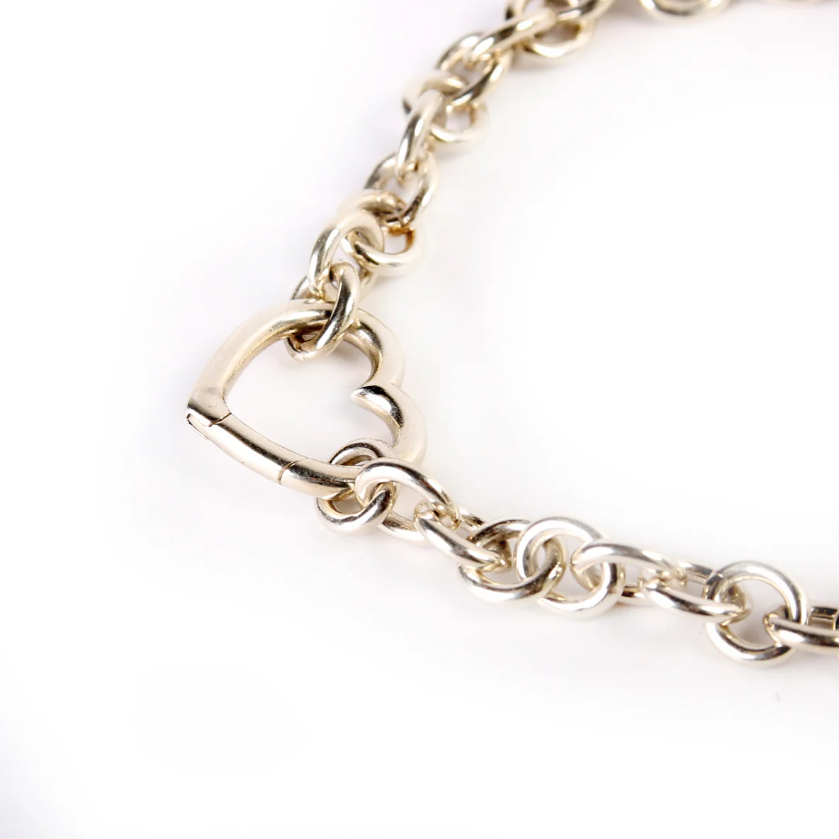NECKLACE: HEART CLASP CHOKER 925 - Image 3
