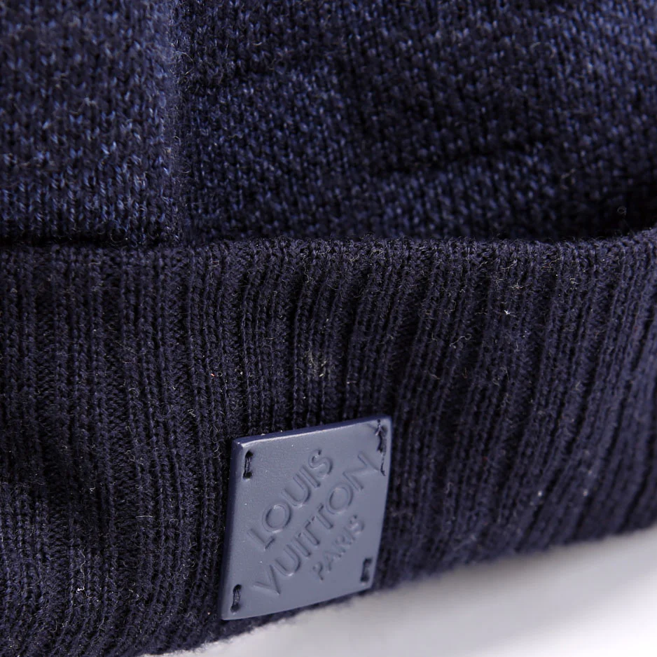 Neo Petite Damier Beanie Navy - Image 5