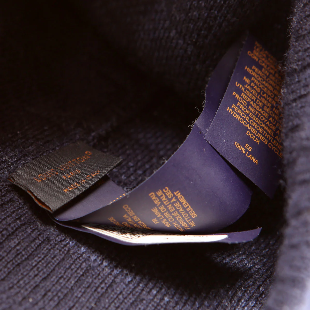 Neo Petite Damier Beanie Navy - Image 7