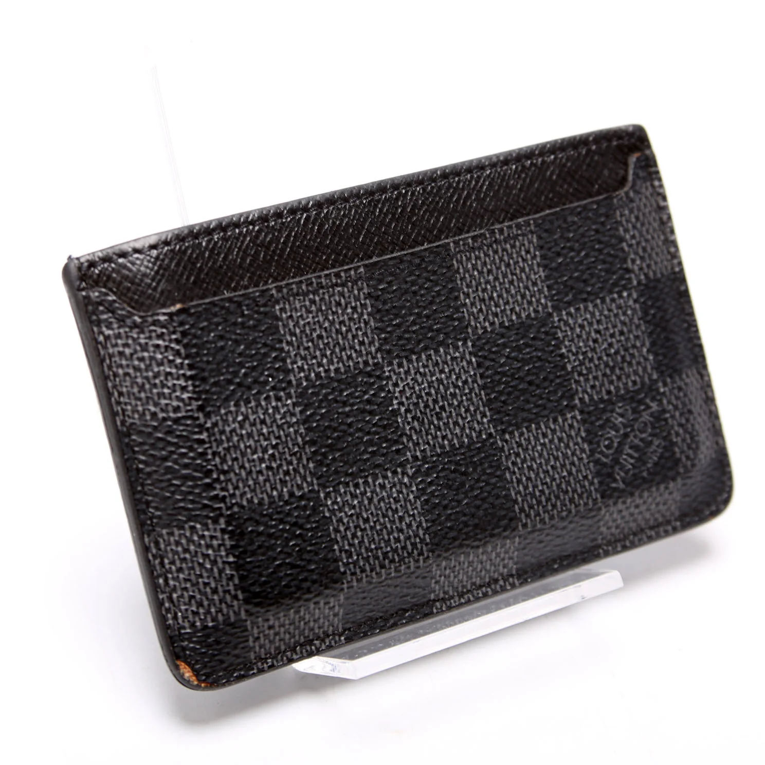 Neo Porte Cartes Card Holder Damier Graphite - Image 2