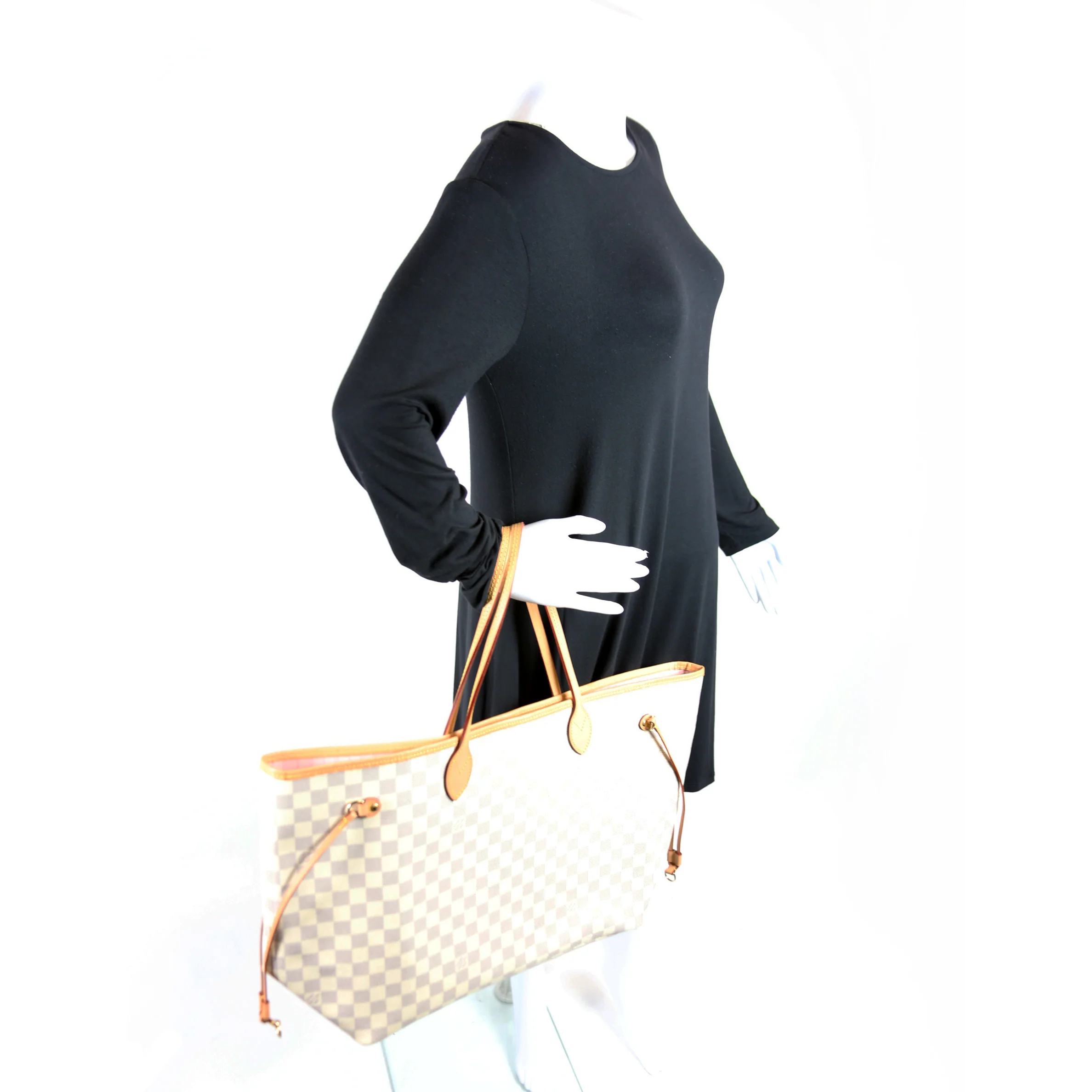 Neverfull GM Damier Azur Pink - Image 9