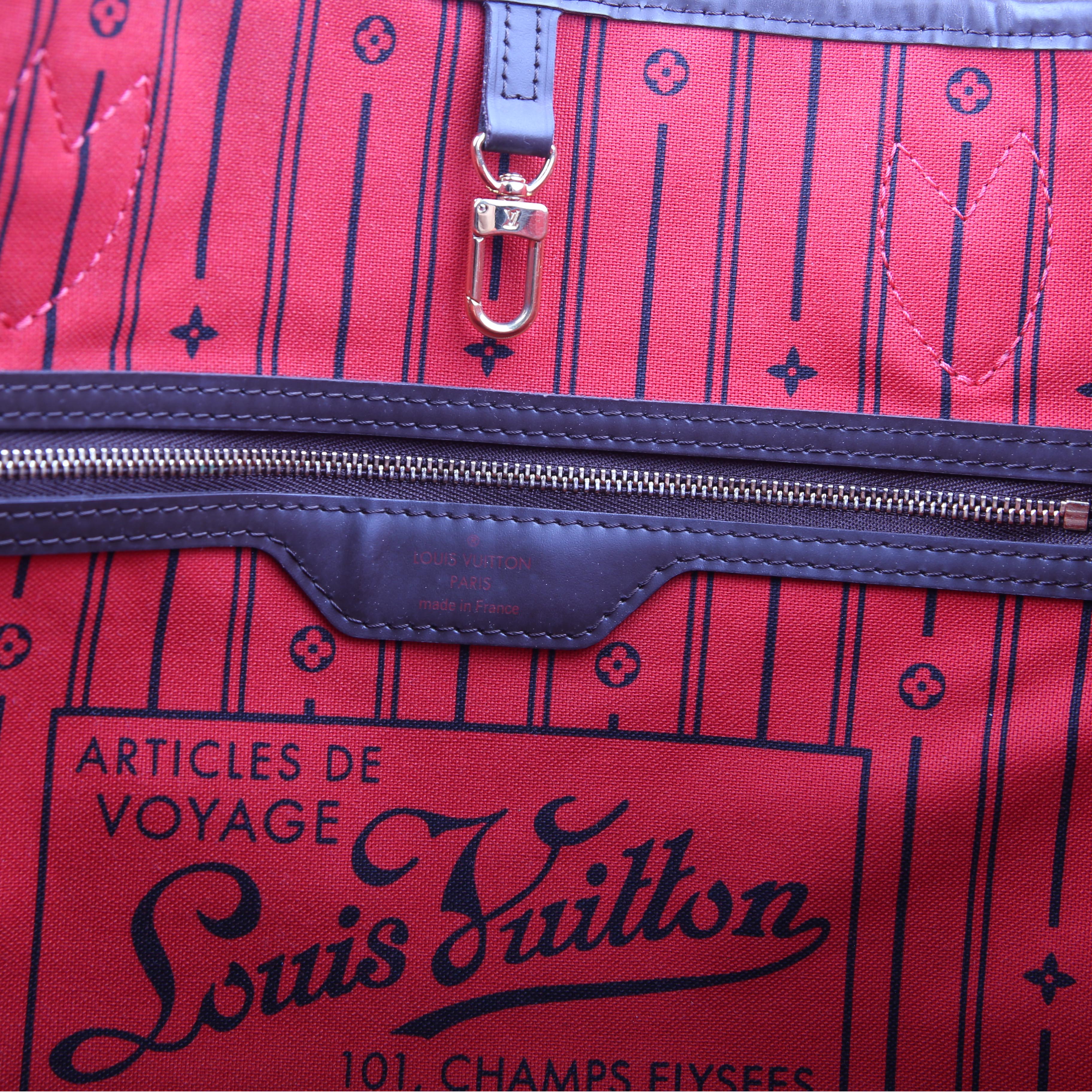 Neverfull GM Damier Ebene Red - Image 12