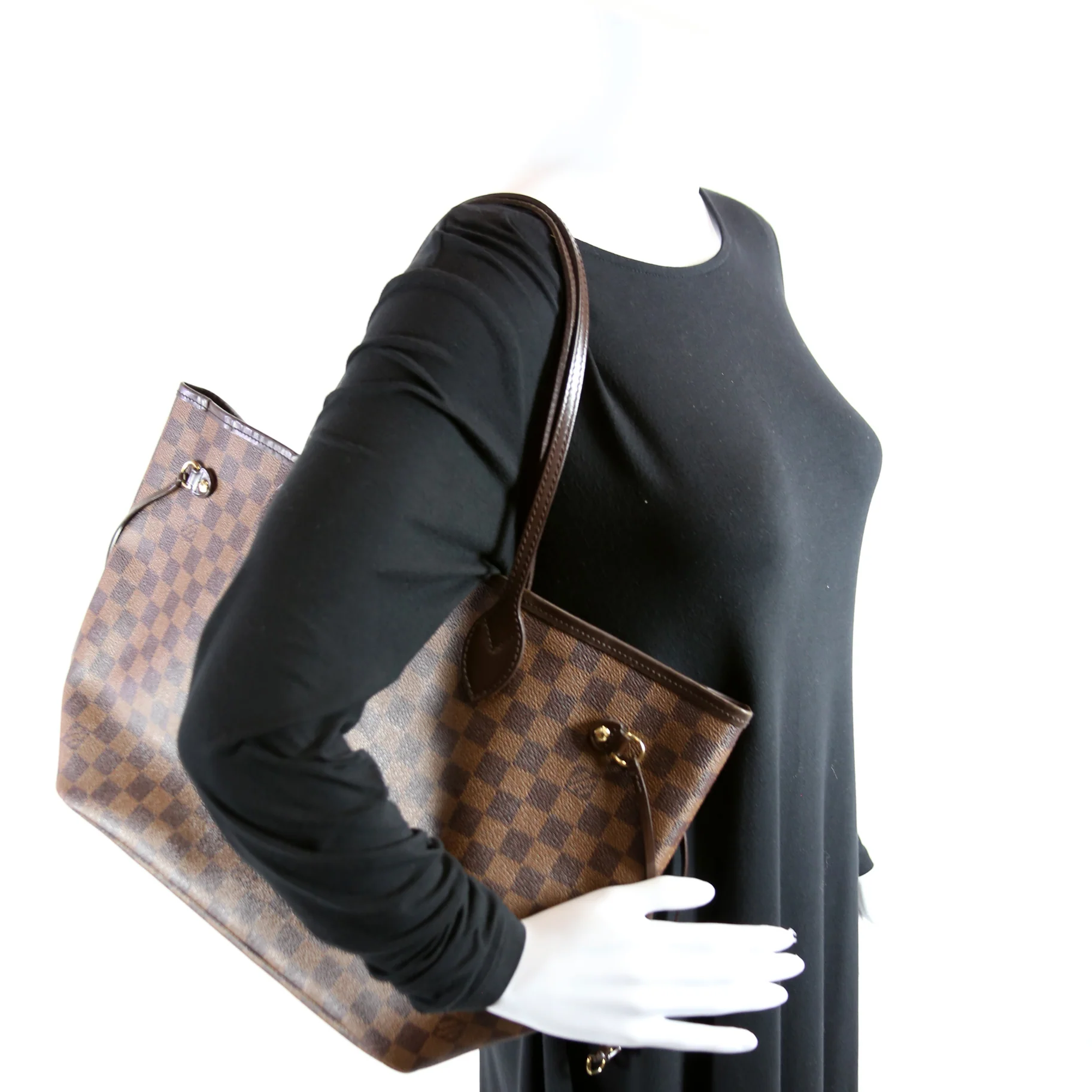 Neverfull MM Damier Ebene Red - Image 10