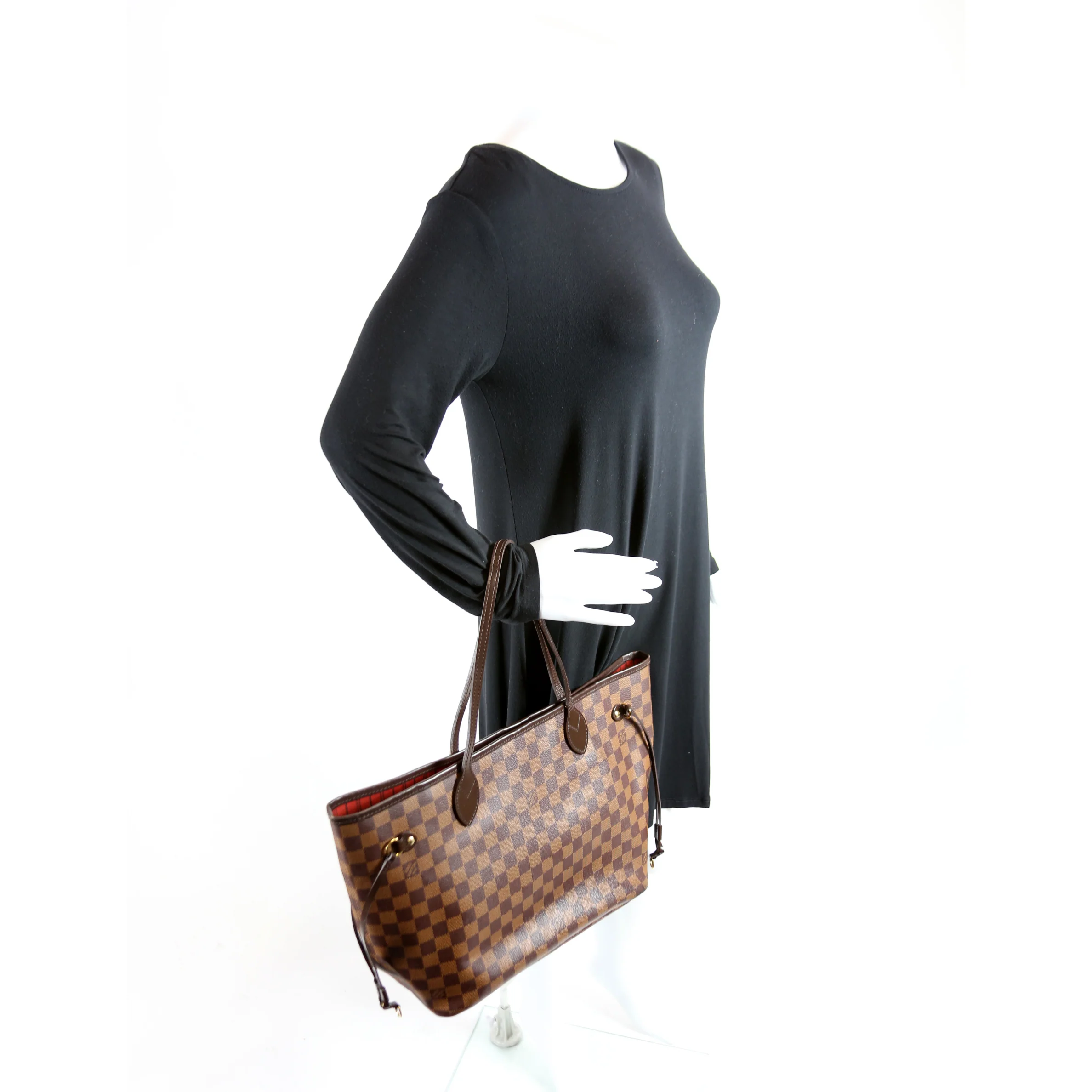 Neverfull MM Damier Ebene Red - Image 11