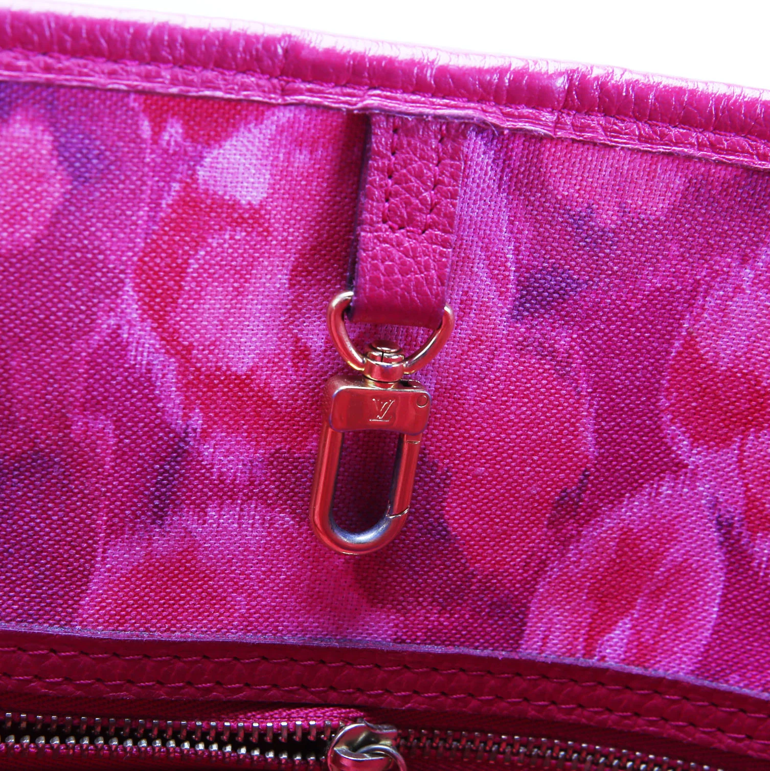 Neverfull MM Ikat Monogram Pink - Image 16