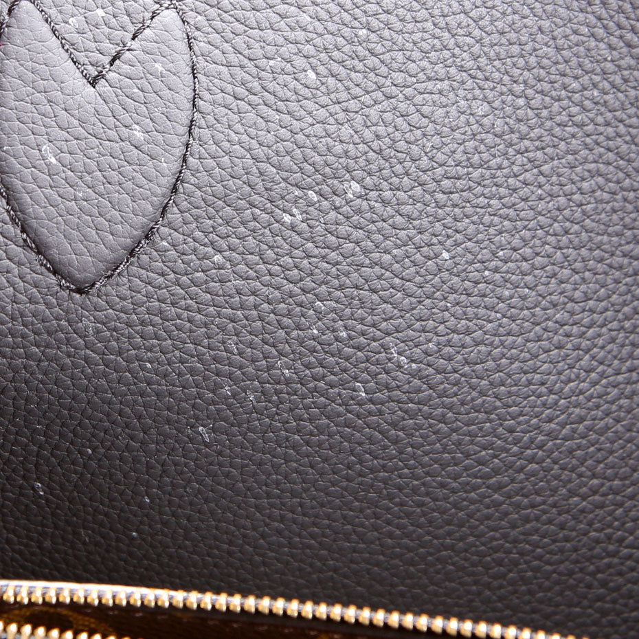 Neverfull MM Inside Out Leather/Monogram Black - Image 9