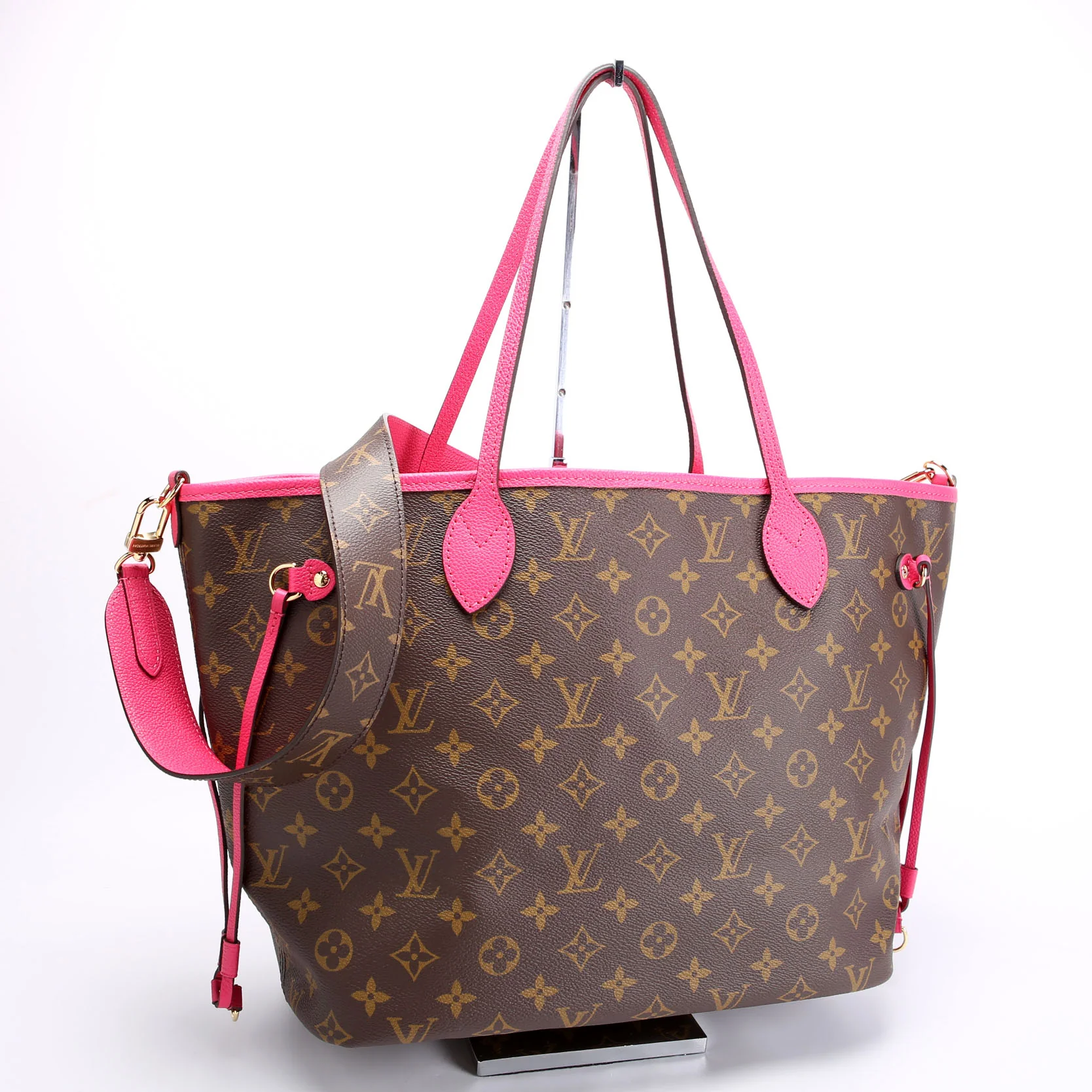 Neverfull MM Monogram Bando Inside Out Pink - Image 2