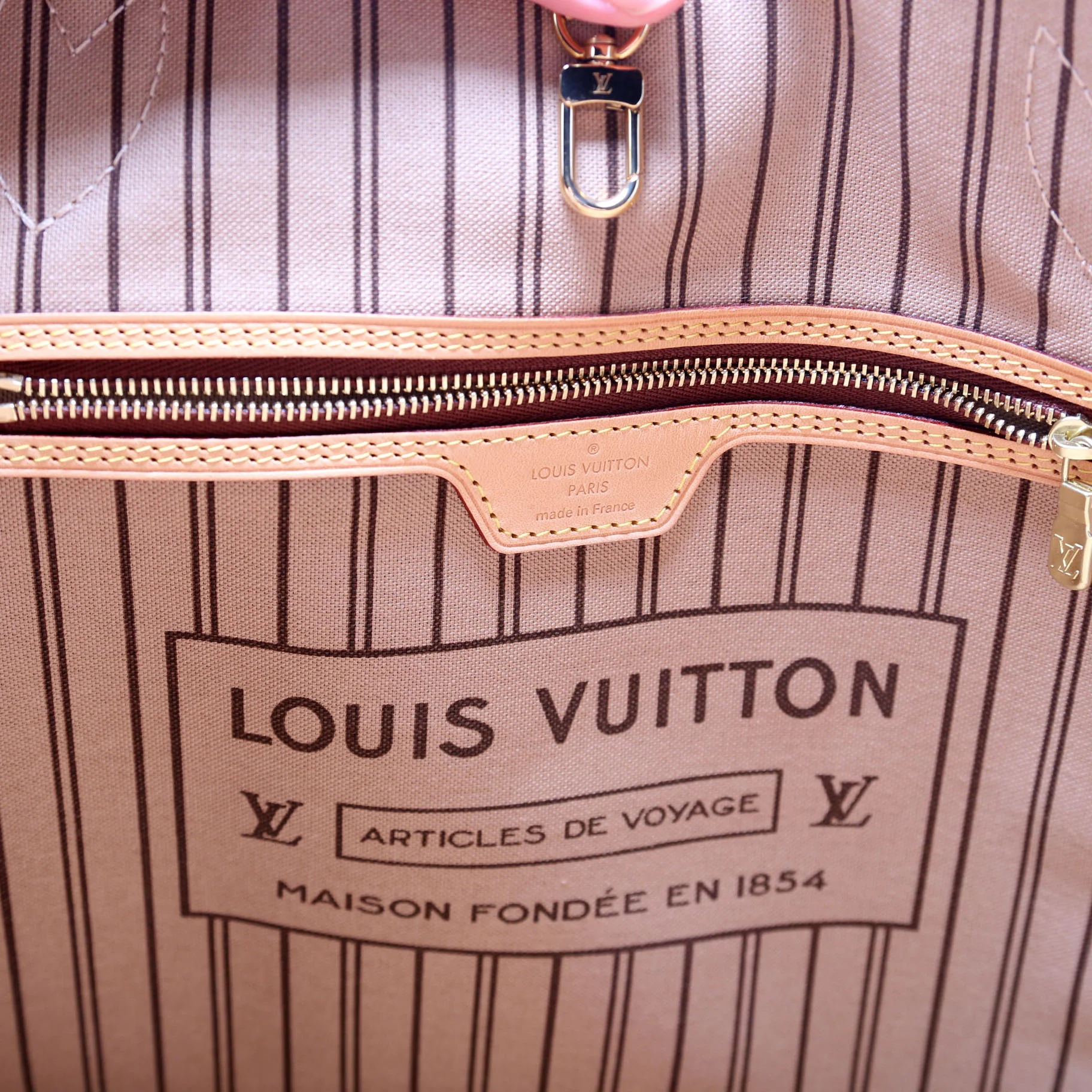 Neverfull MM Monogram Beige - Image 8