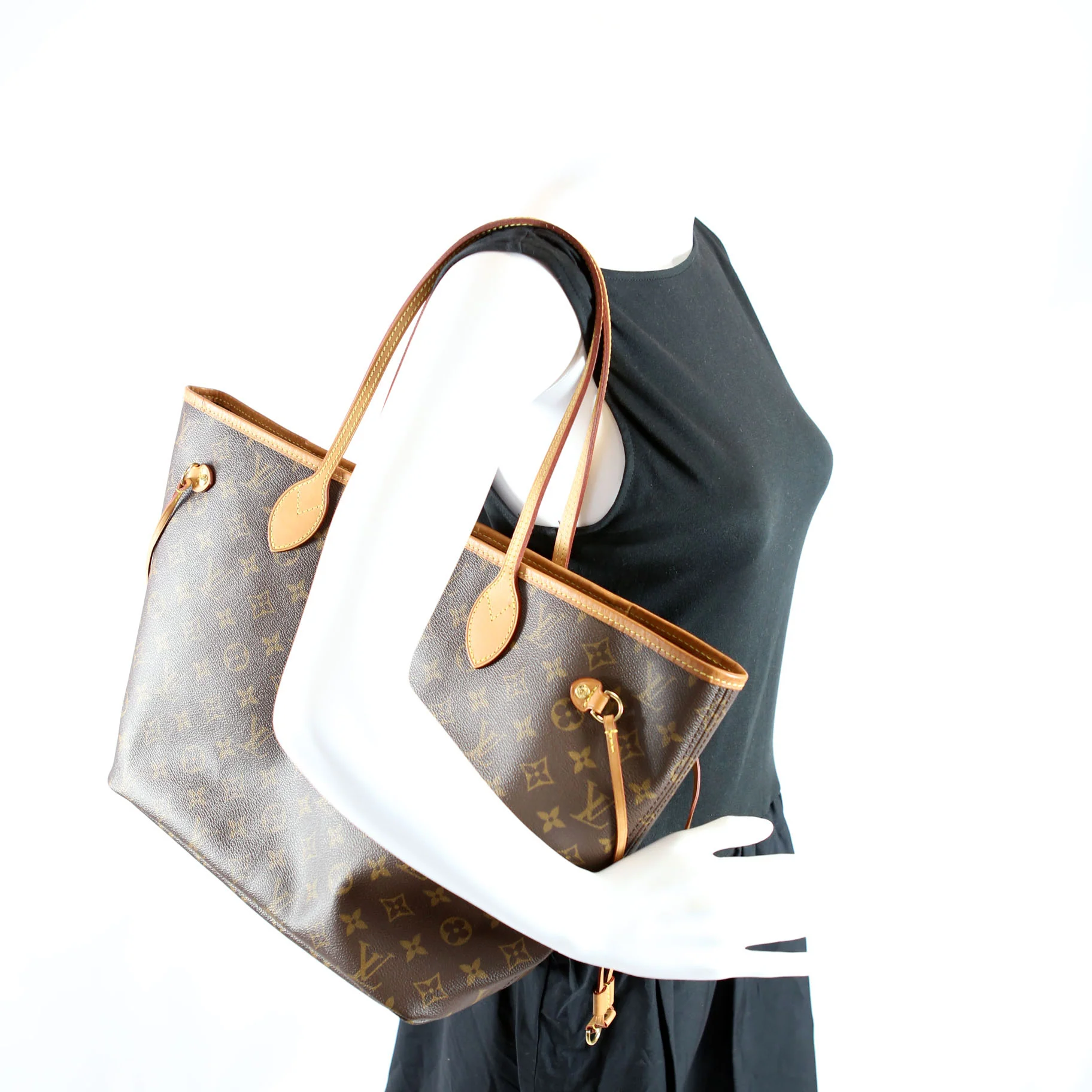 Neverfull MM Monogram Beige - Image 9
