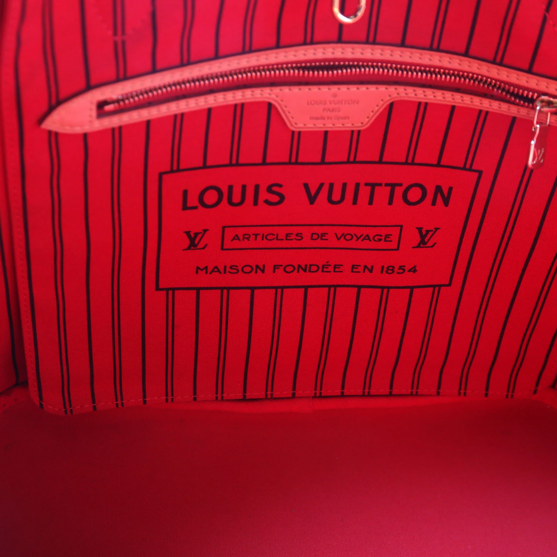 Neverfull MM Monogram Red - Image 8