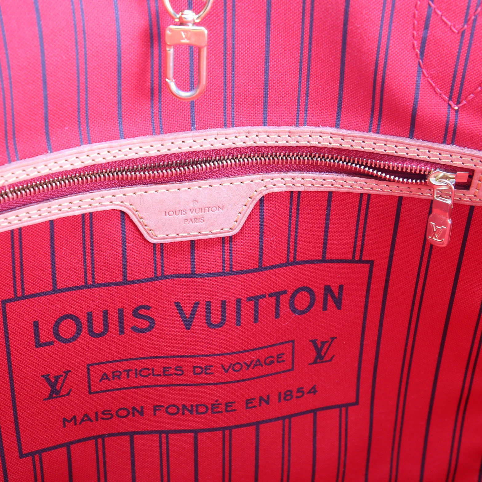 Neverfull MM Monogram Red - Image 13