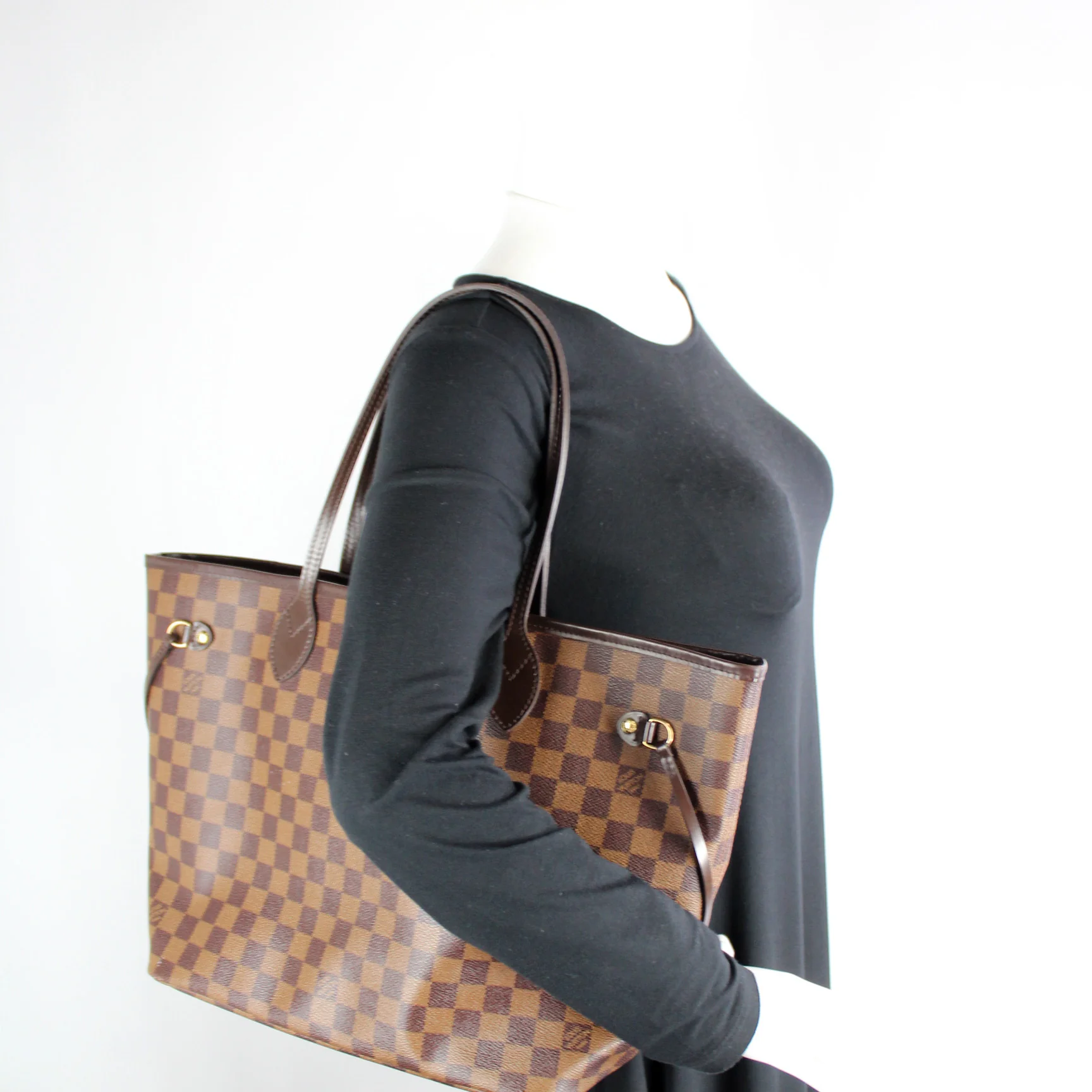 Neverfull MM W/ Wallet Damier Ebene - Image 13