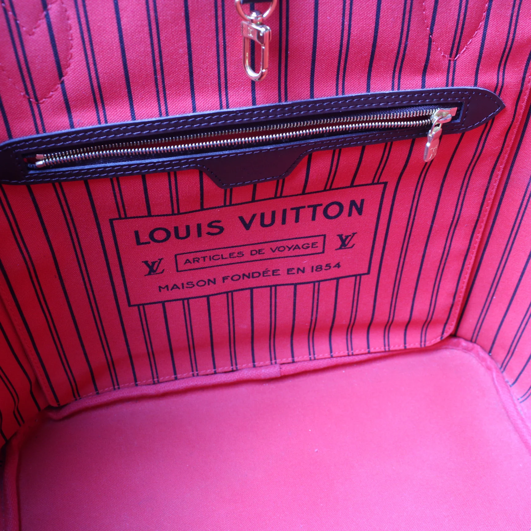 Neverfull MM W/ Wallet Damier Ebene - Image 9