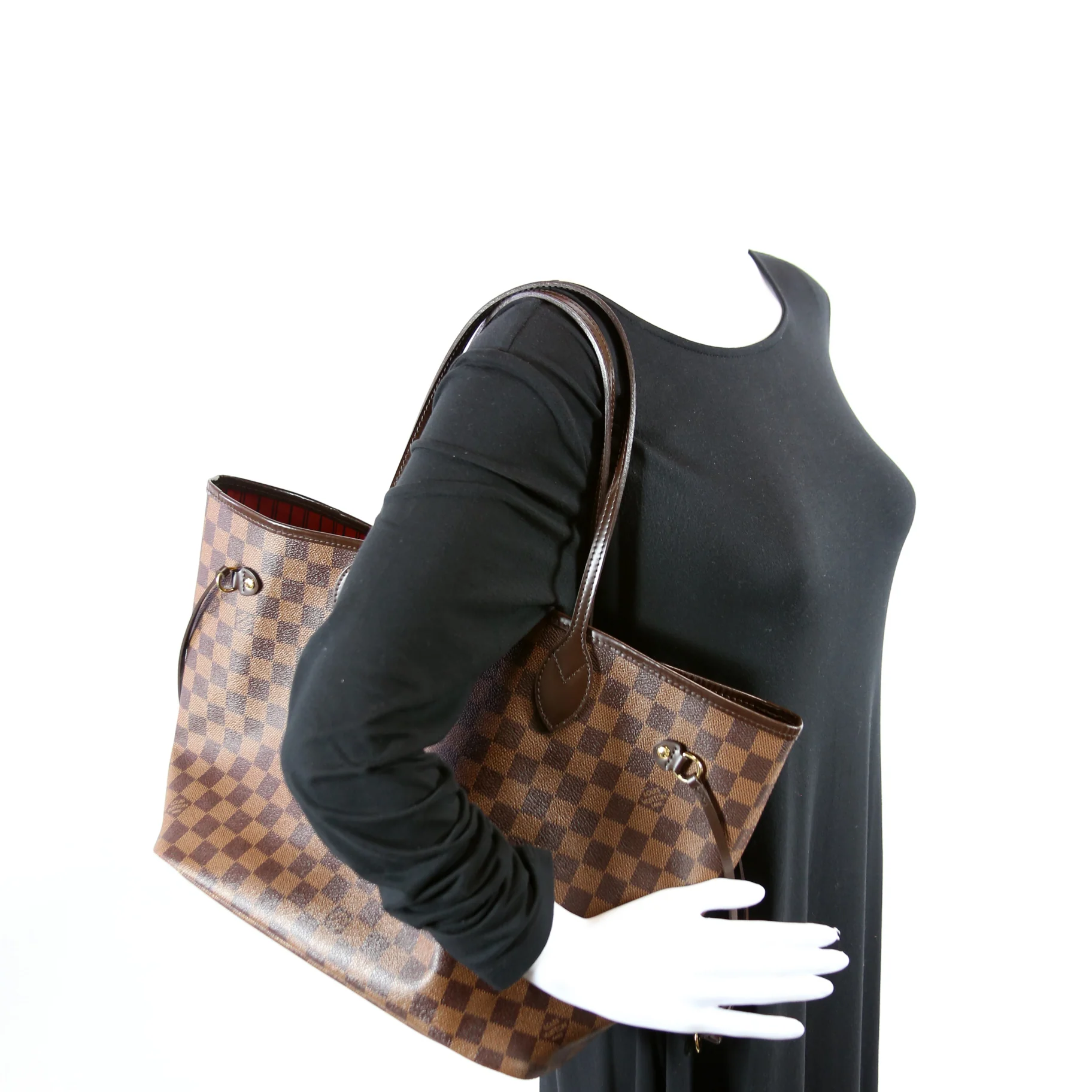 Neverfull MM W/ Wallet Damier Ebene - Image 10