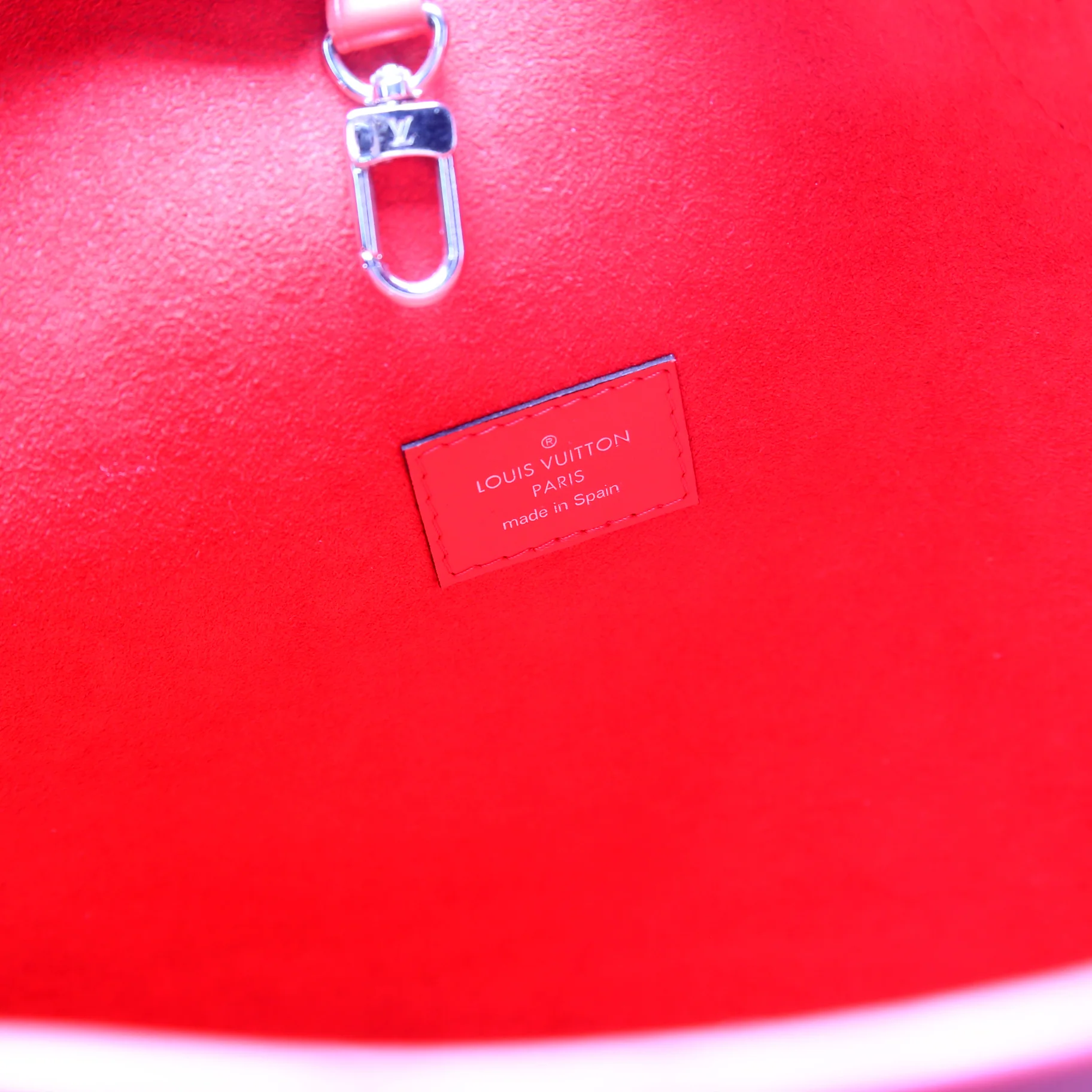 Neverfull MM with Wallet Epi Blue/Red - Image 9