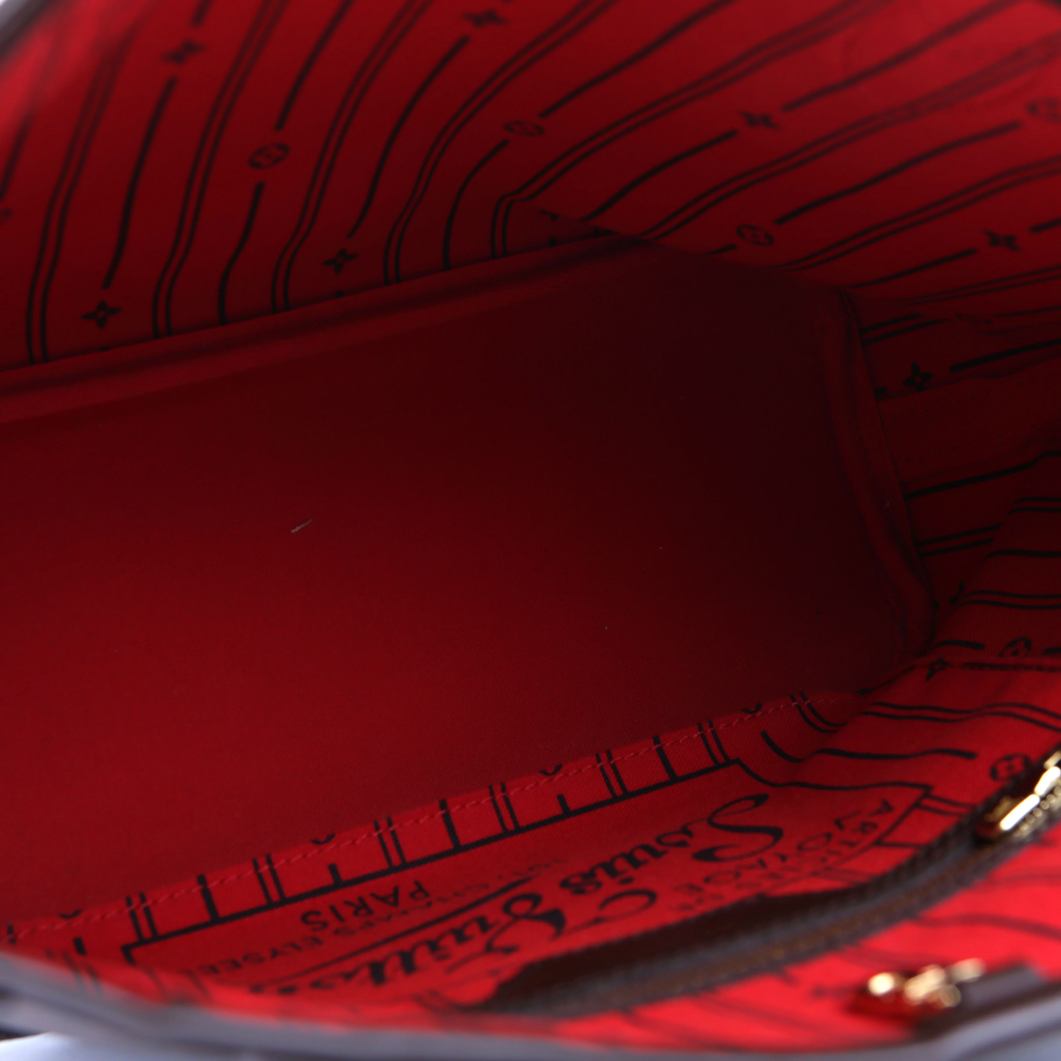 Neverfull PM Damier Ebene Red - Image 12
