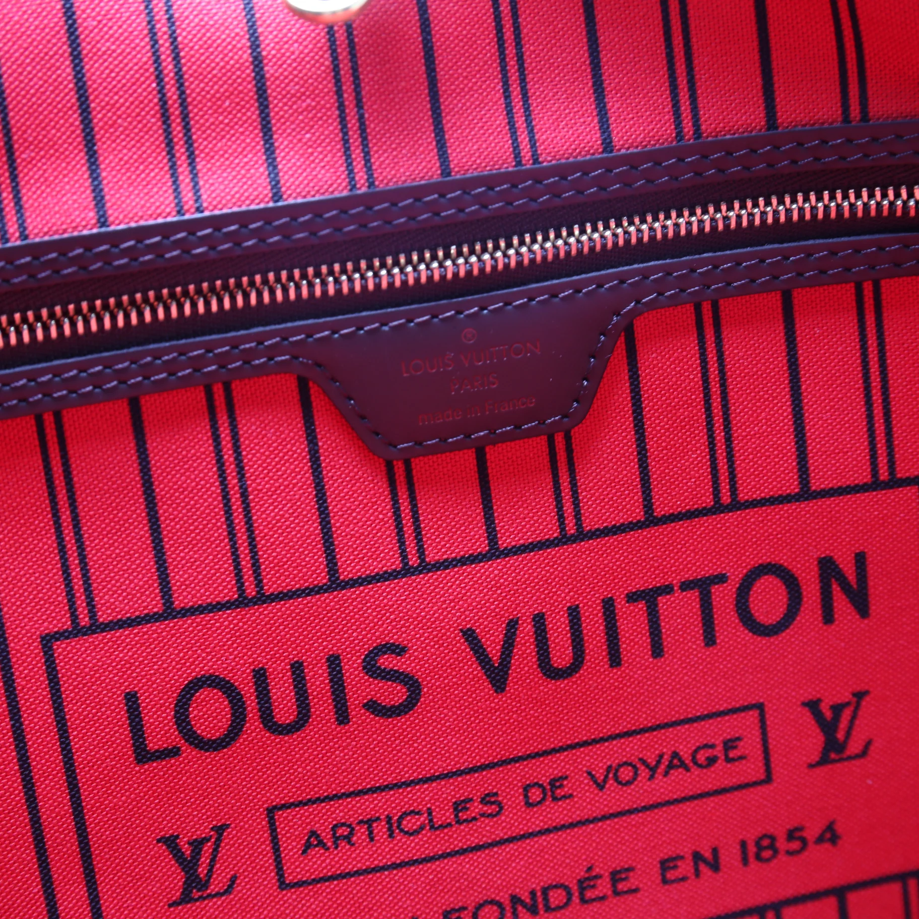 Neverfull W/ Wallet GM Damier Ebene - Image 8