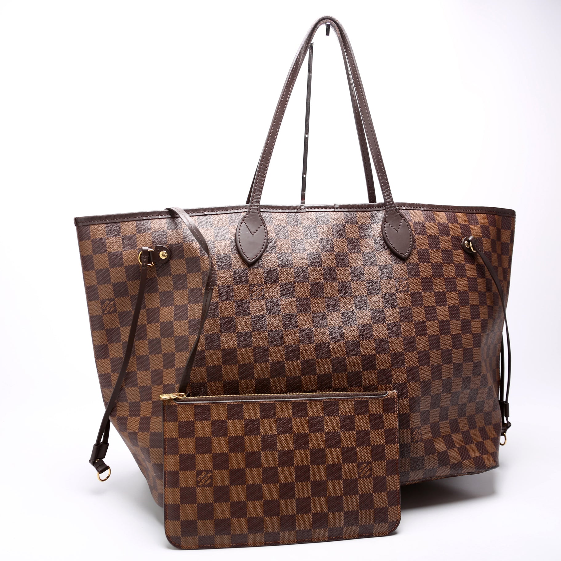 Neverfull W/Wallet GM Damier Ebene Red - Image 2