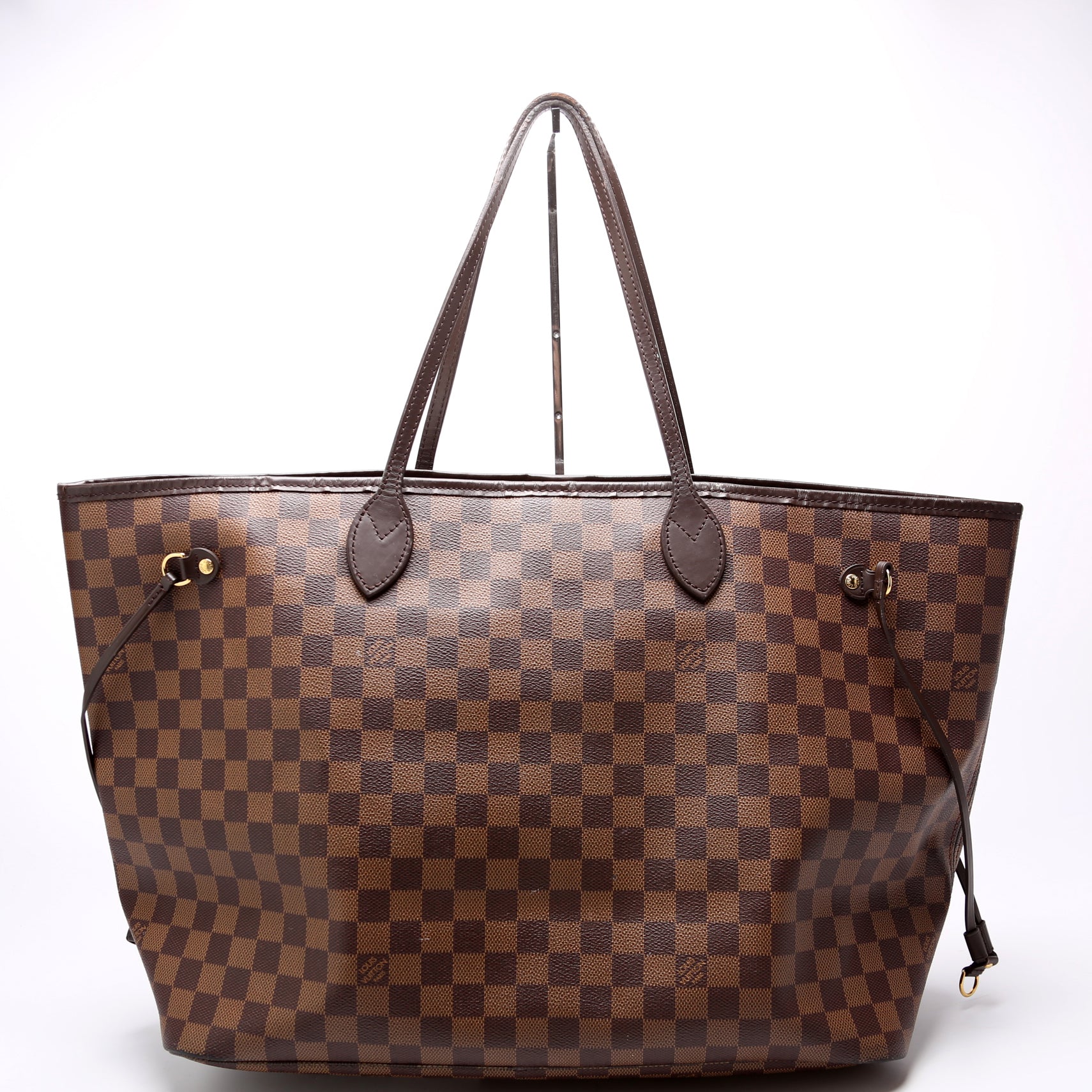 Neverfull W/Wallet GM Damier Ebene Red - Image 3
