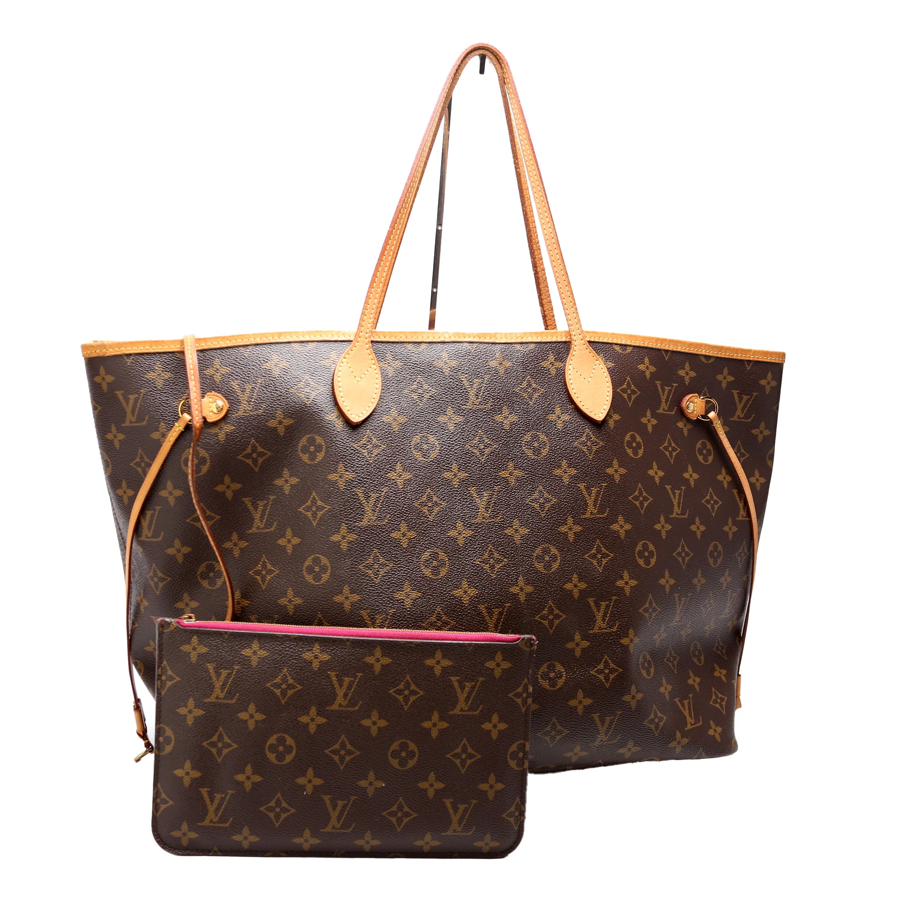 Neverfull W/Wallet GM Monogram Pink - Image 2
