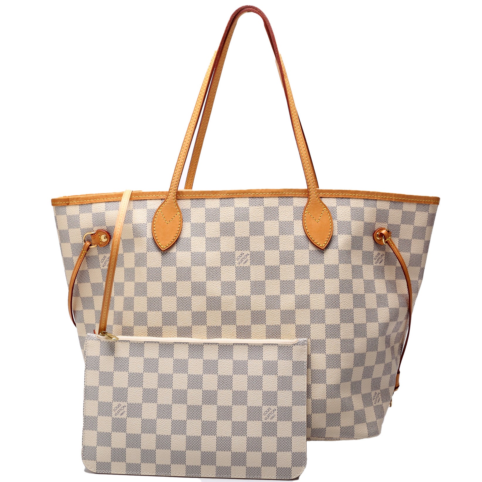 Neverfull W/Wallet MM Damier Azur