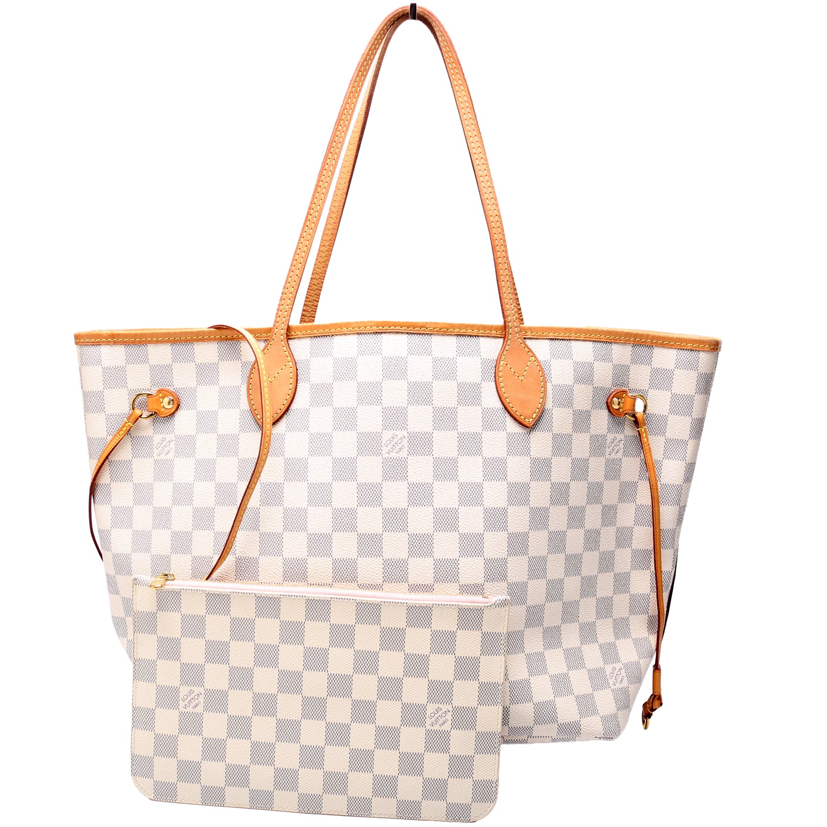 Neverfull w/Wallet MM Damier Azur