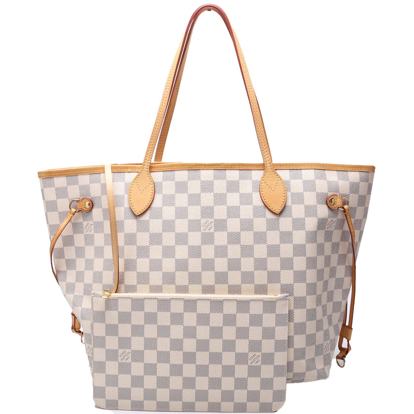 Neverfull W/Wallet MM Damier Azur