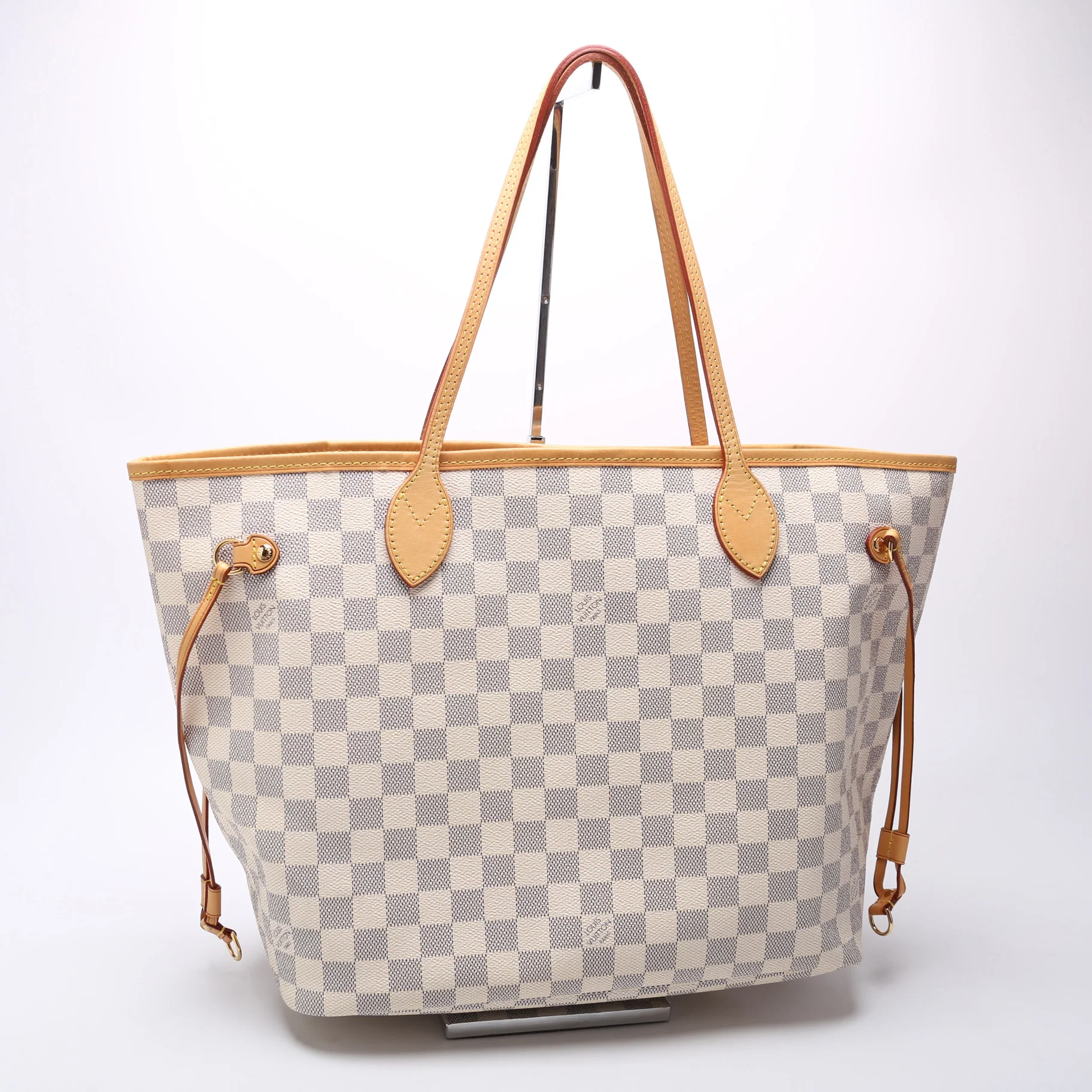 Neverfull W/Wallet MM Damier Azur - Image 3