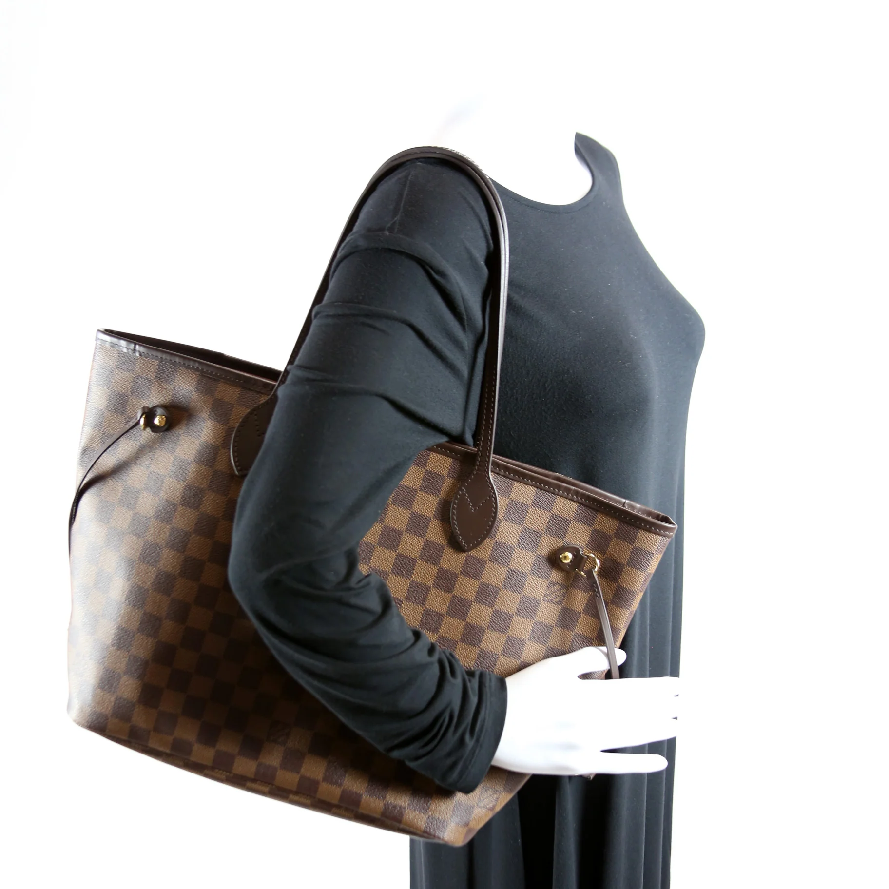 Neverfull W/Wallet MM Damier Ebene - Image 9