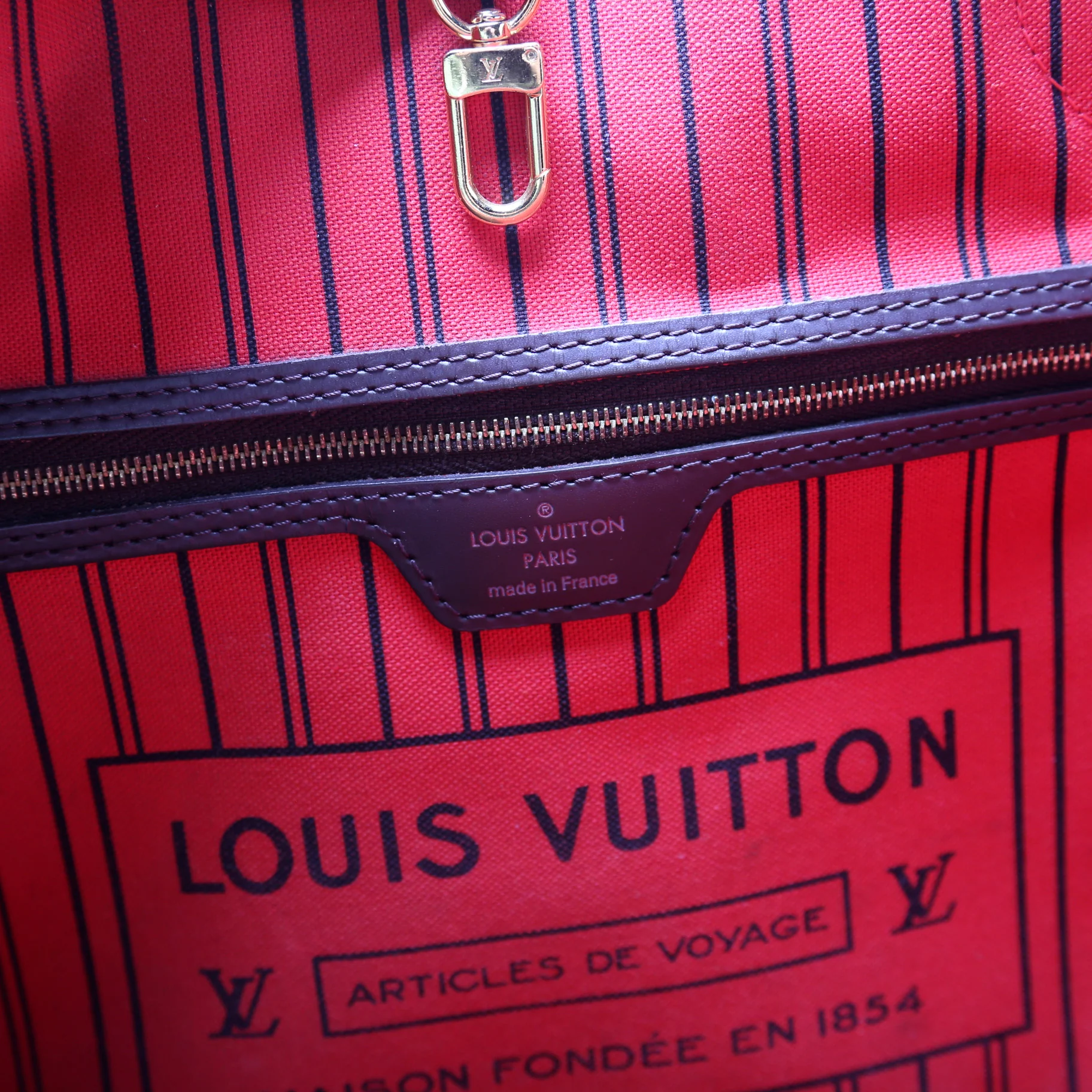 Neverfull W/ Wallet MM Damier Ebene - Image 8