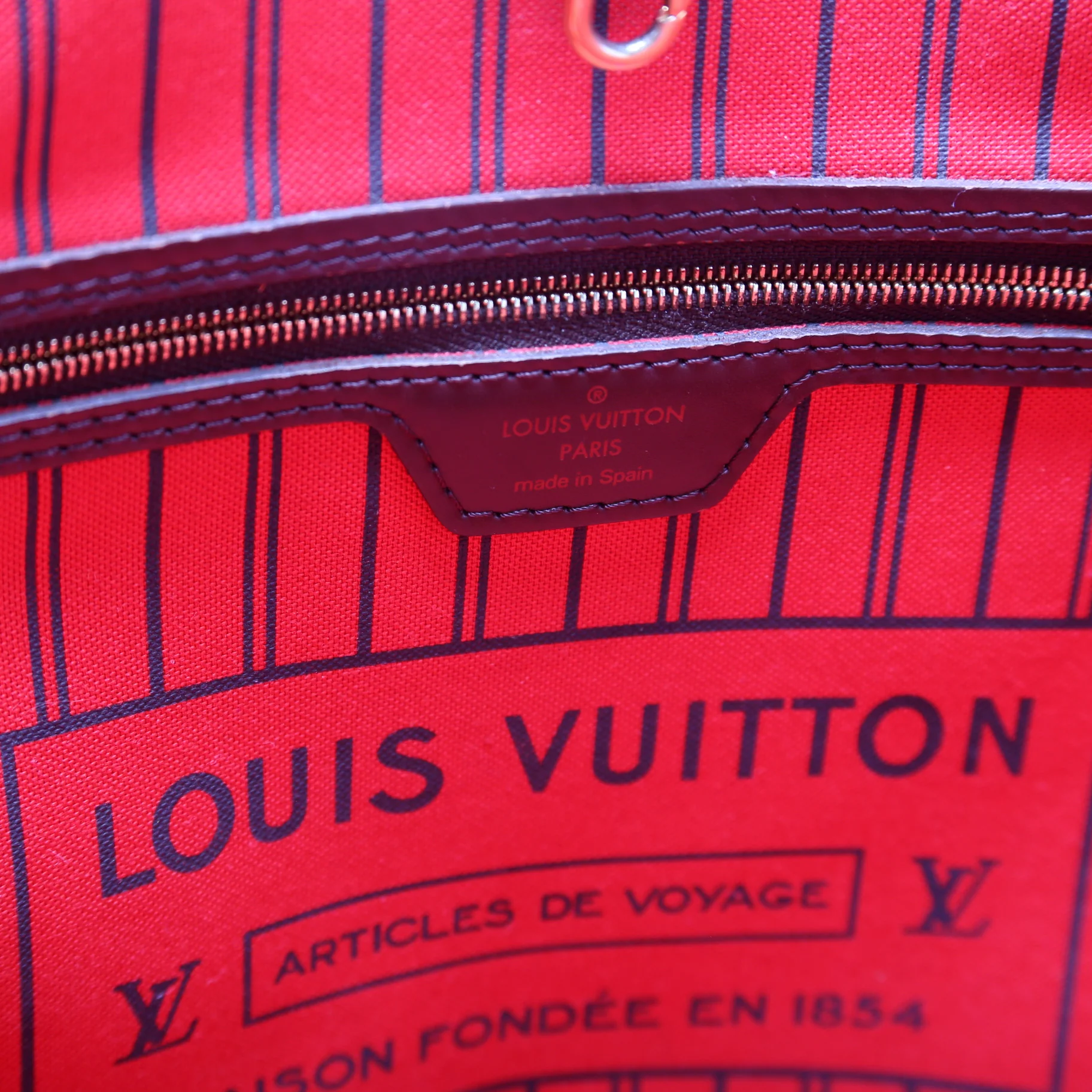 Neverfull W/Wallet MM Damier Ebene - Image 8