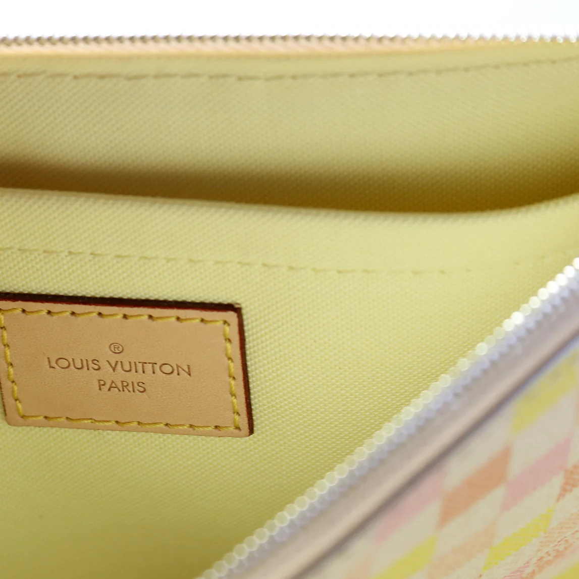 Neverfull W/Wallet MM Giant Damier Peach - Image 12