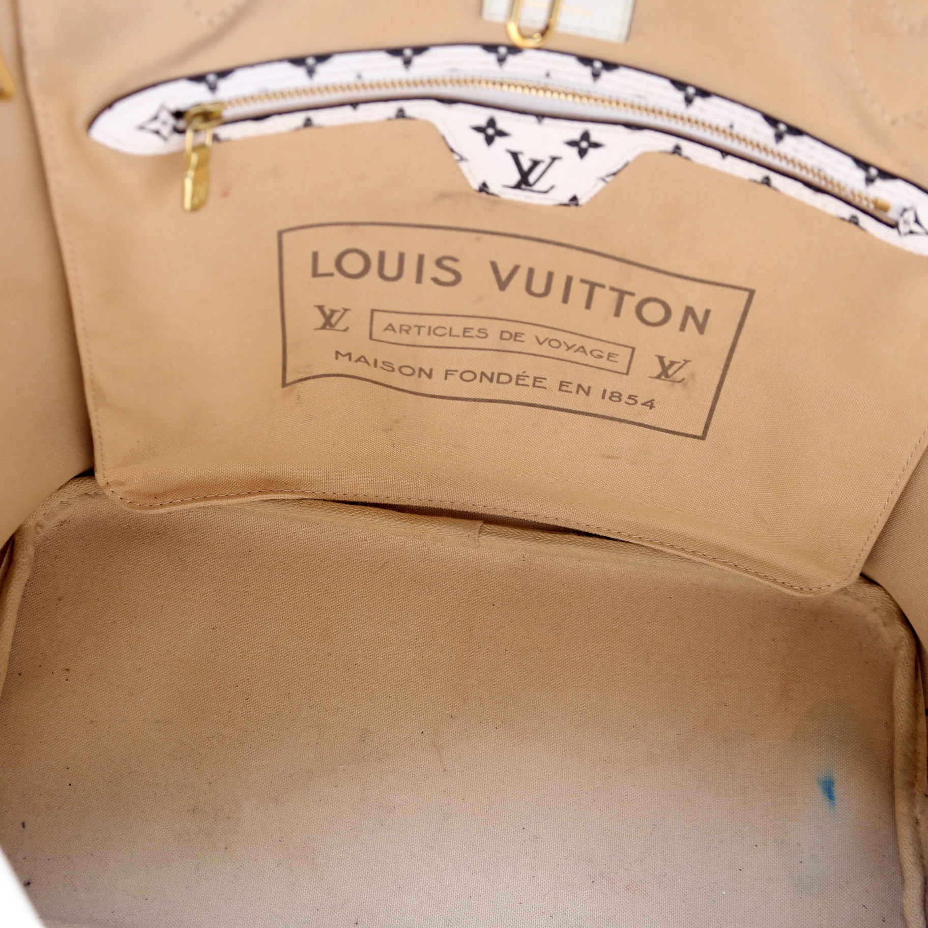 Neverfull W/Wallet MM Giant Monogram - Image 7