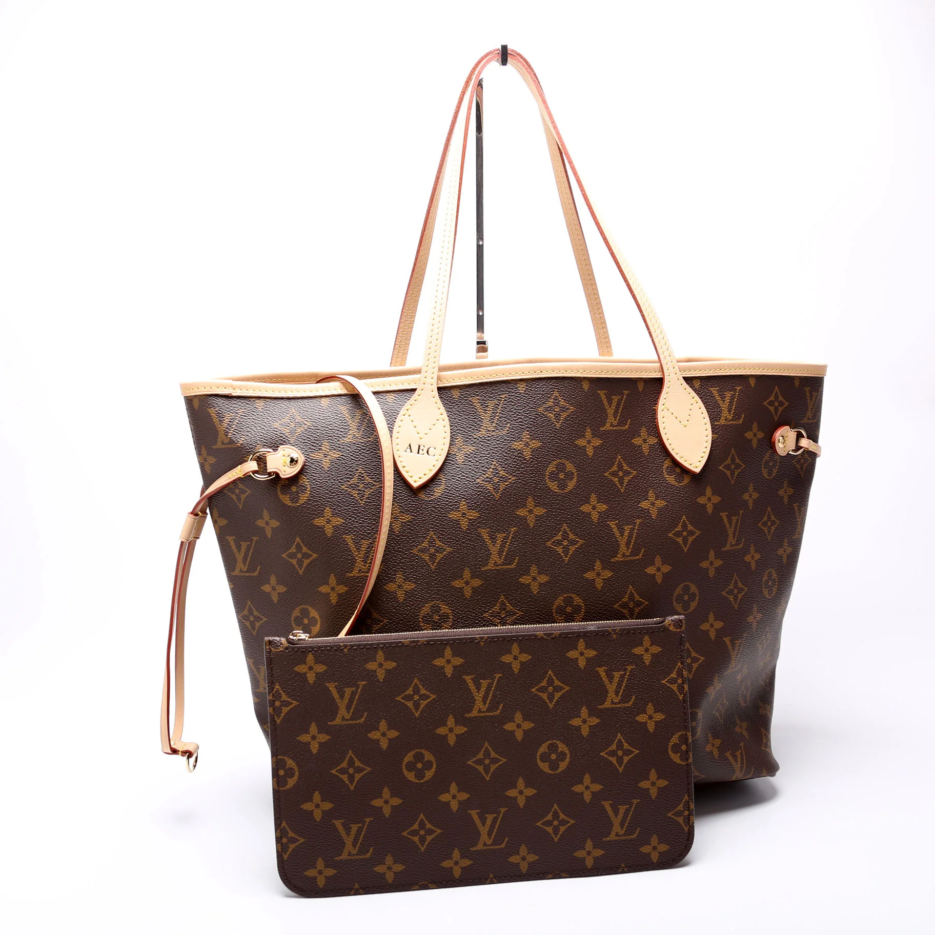 Neverfull W/Wallet MM Monogram Beige - Image 2