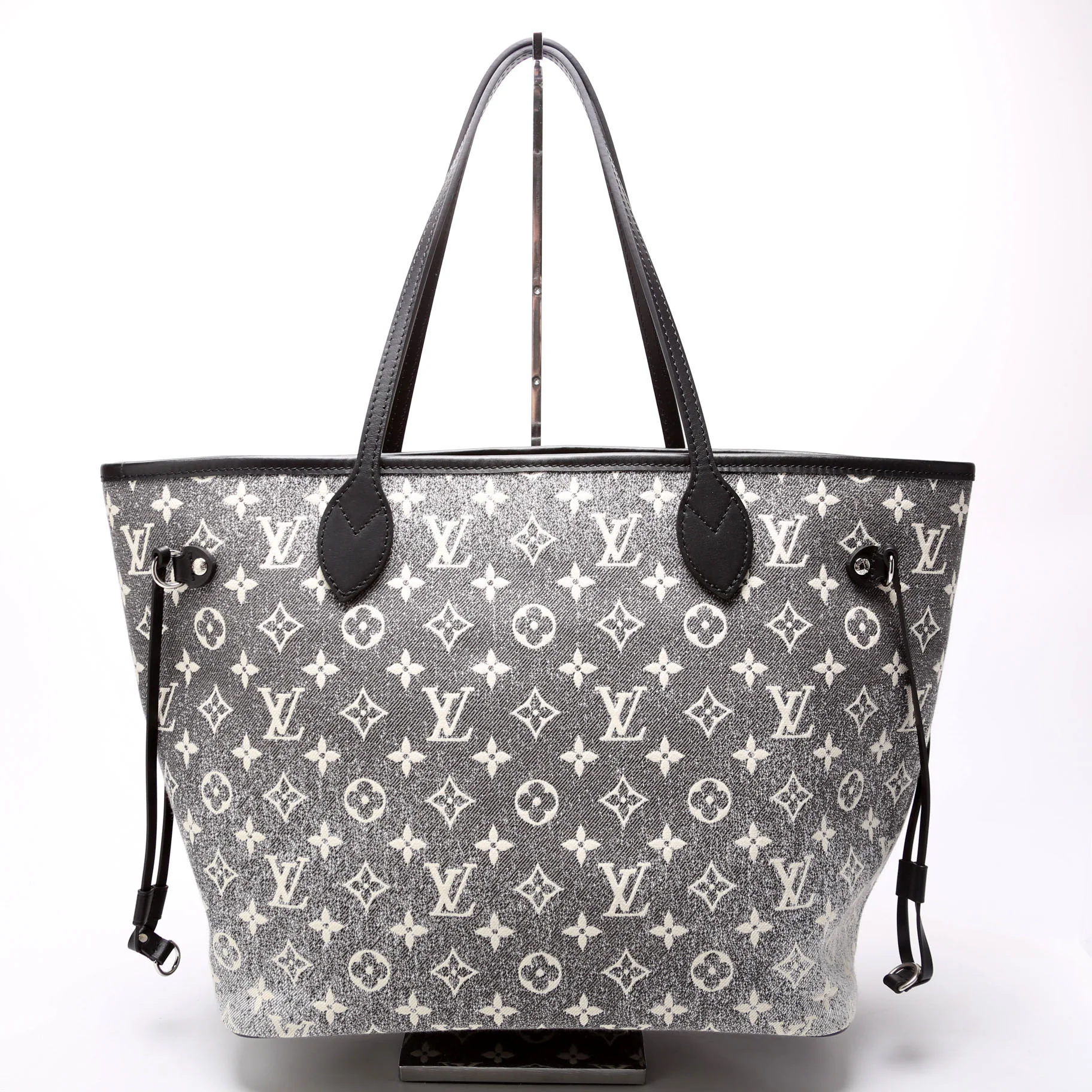 Neverfull W/Wallet MM Monogram Denim Jacquard - Image 3