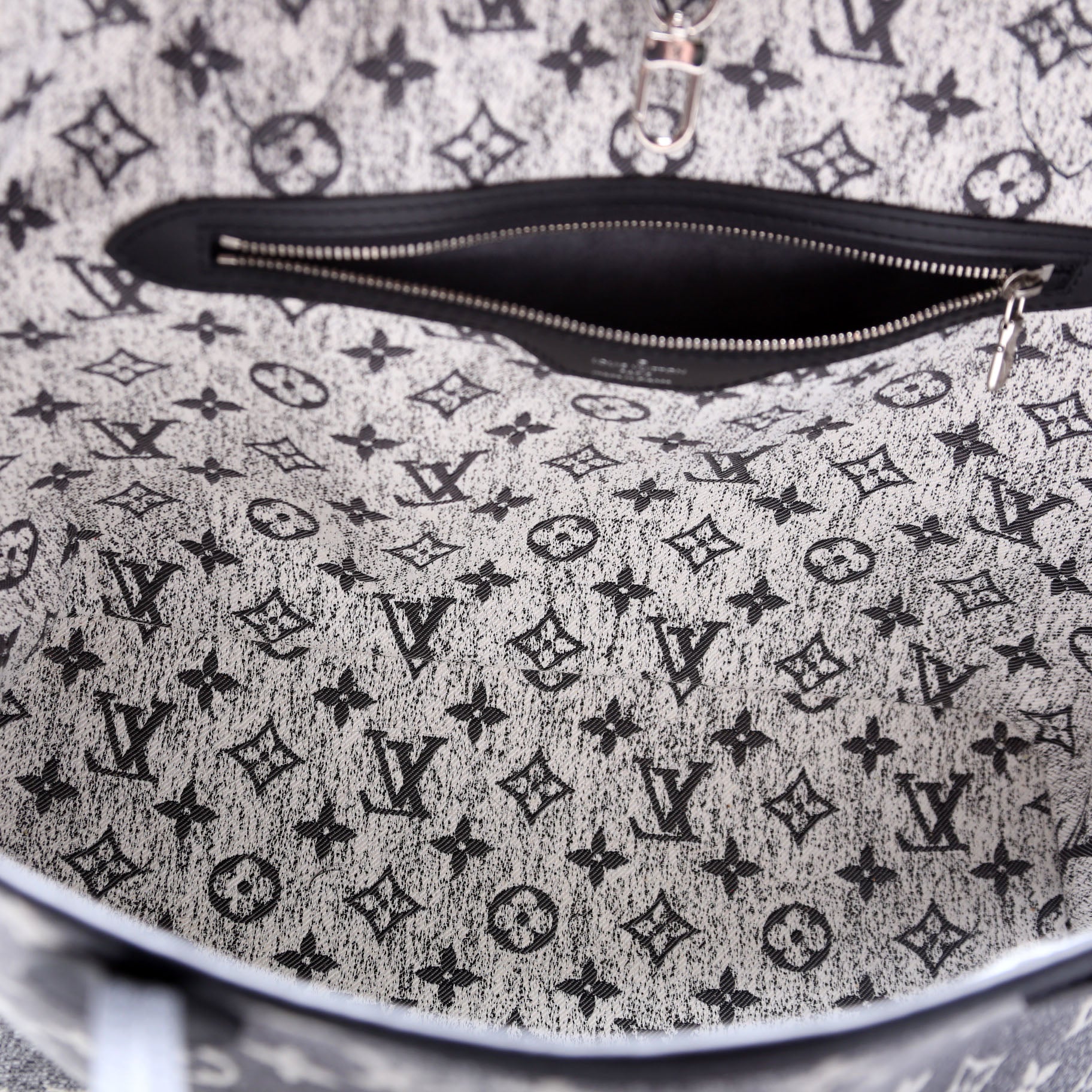 Neverfull W/Wallet MM Monogram Denim Jacquard - Image 7