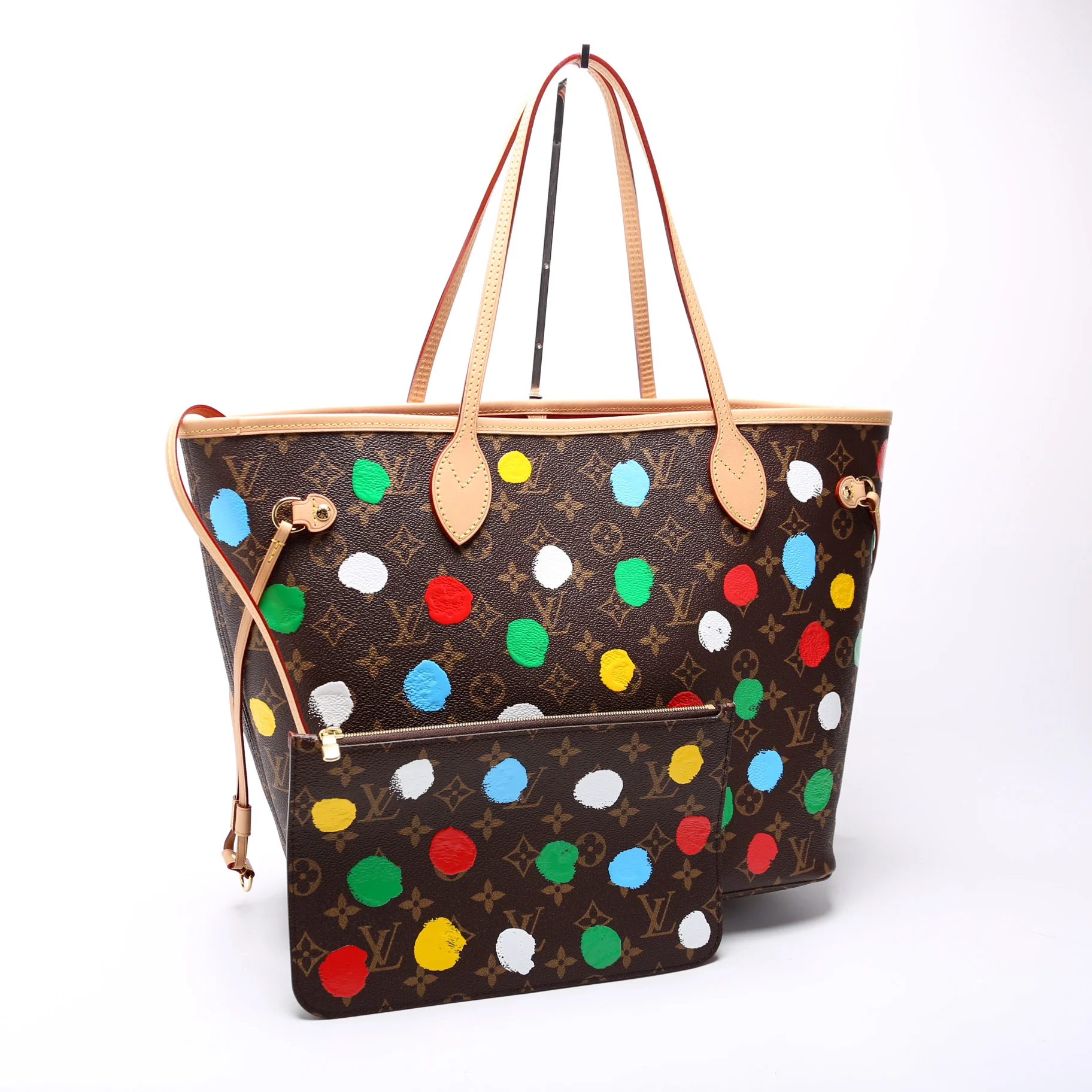 Neverfull W/Wallet MM Painted Dots - Image 2