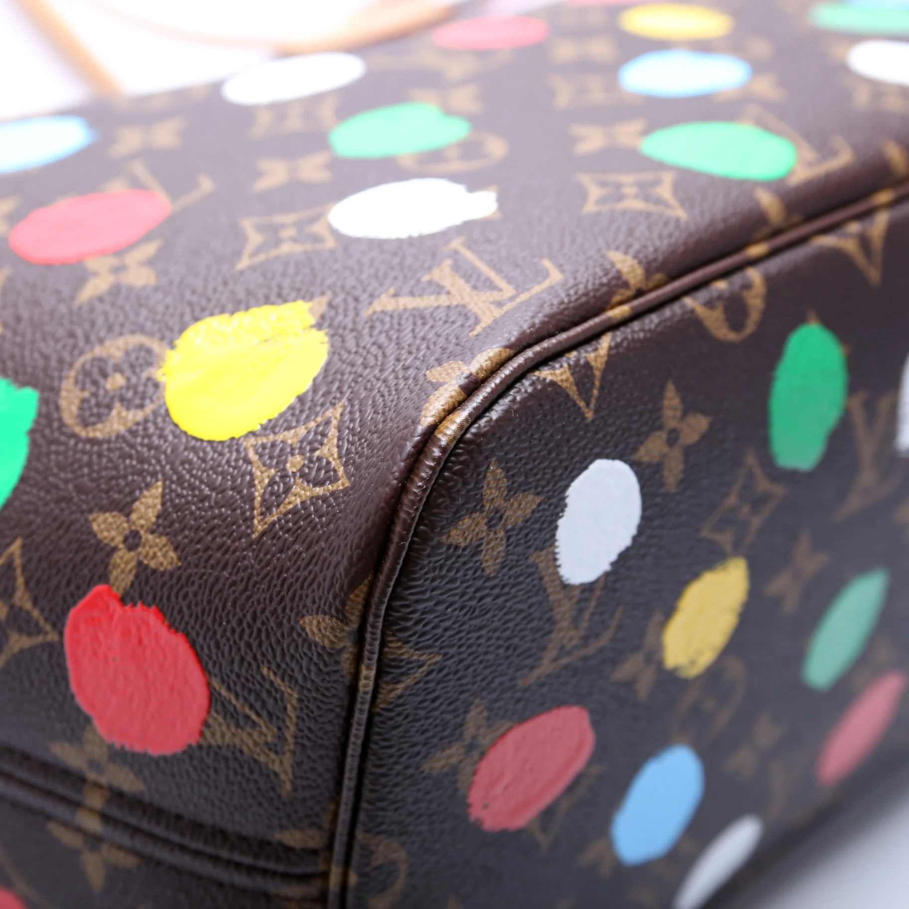 Neverfull W/Wallet MM Painted Dots - Image 5