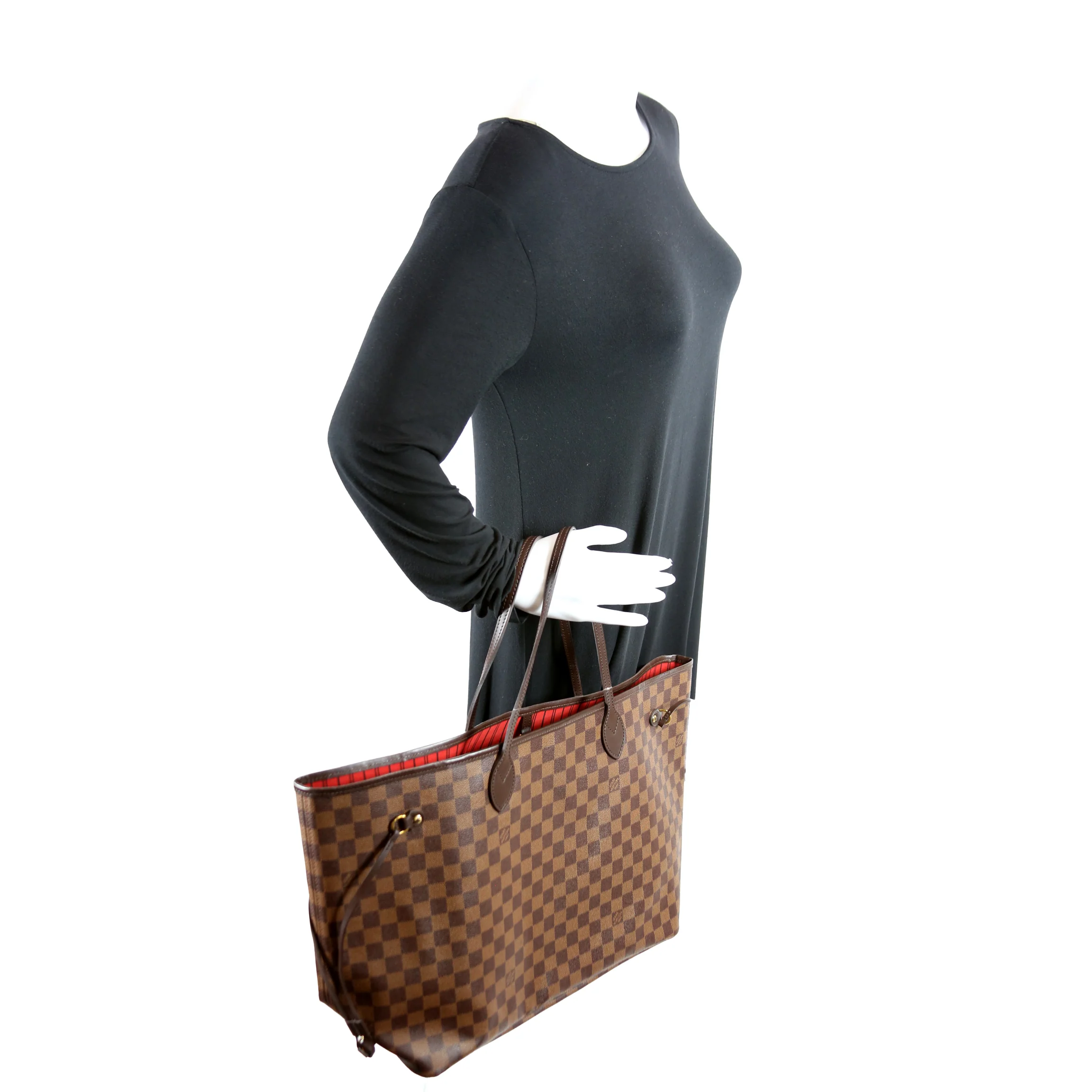 Neverfull With Wallet GM Damier Ebene - Image 9