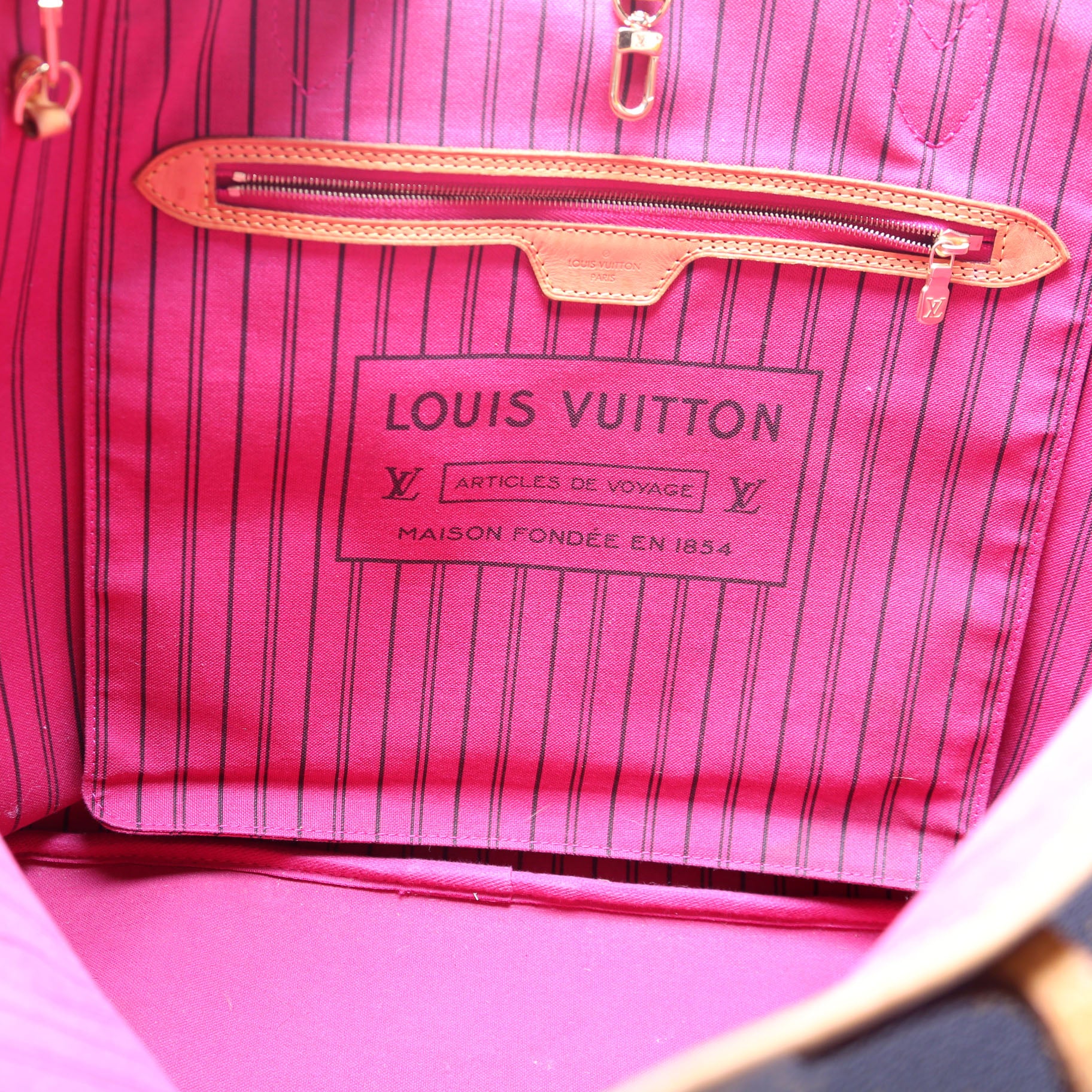 Neverfull With Wallet GM Monogram Berry - Image 7