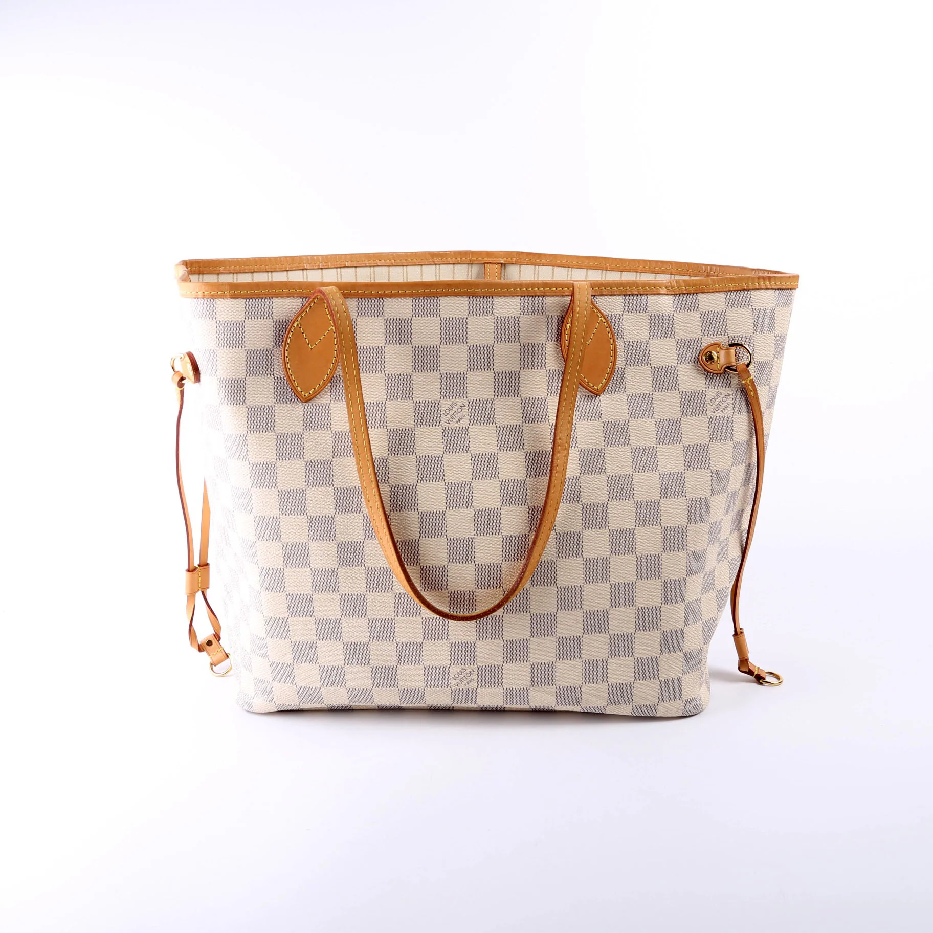 Neverfull With Wallet MM Azur White Interior - Image 3
