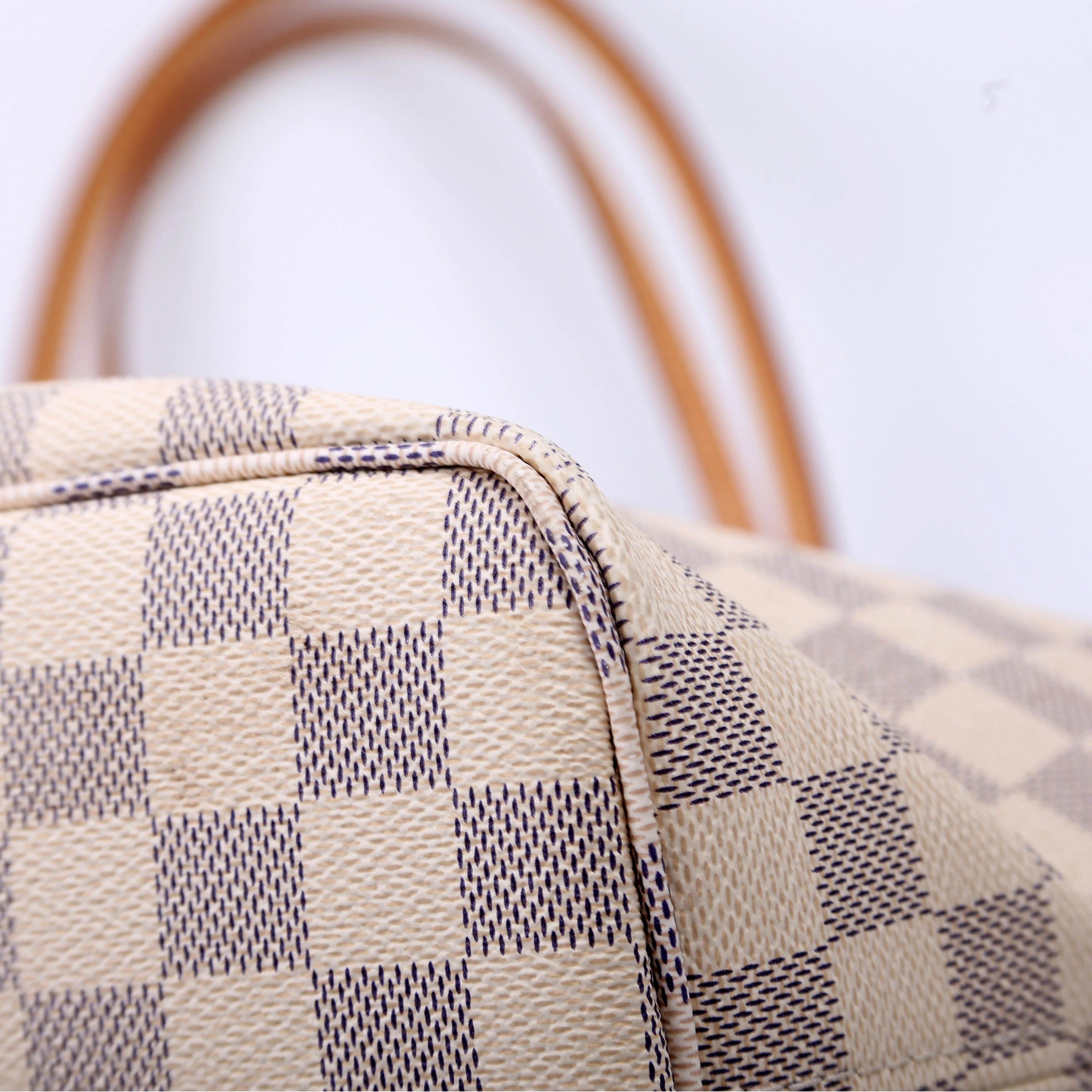 Neverfull with Wallet MM Damier Azur - Image 6