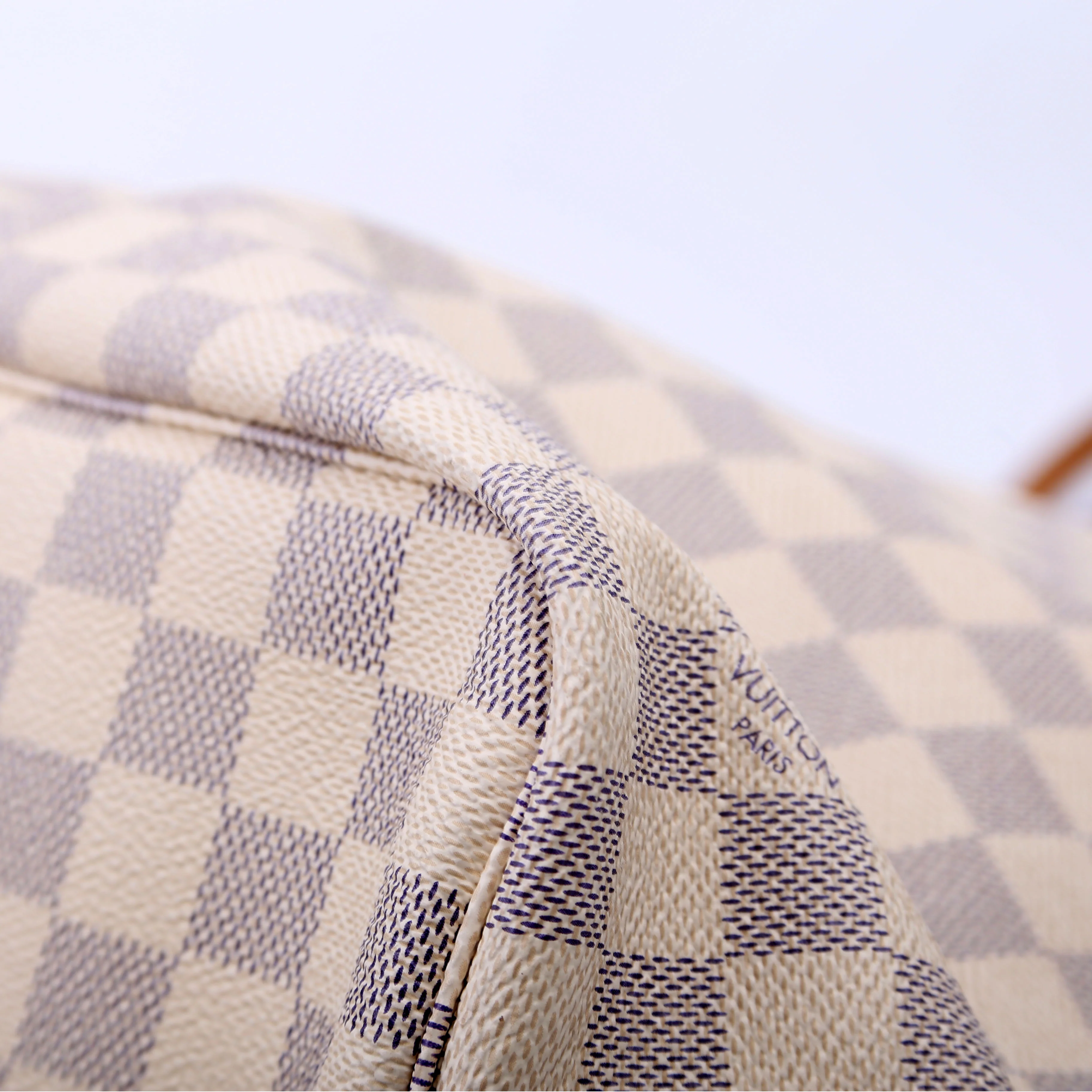 Neverfull with Wallet MM Damier Azur - Image 6