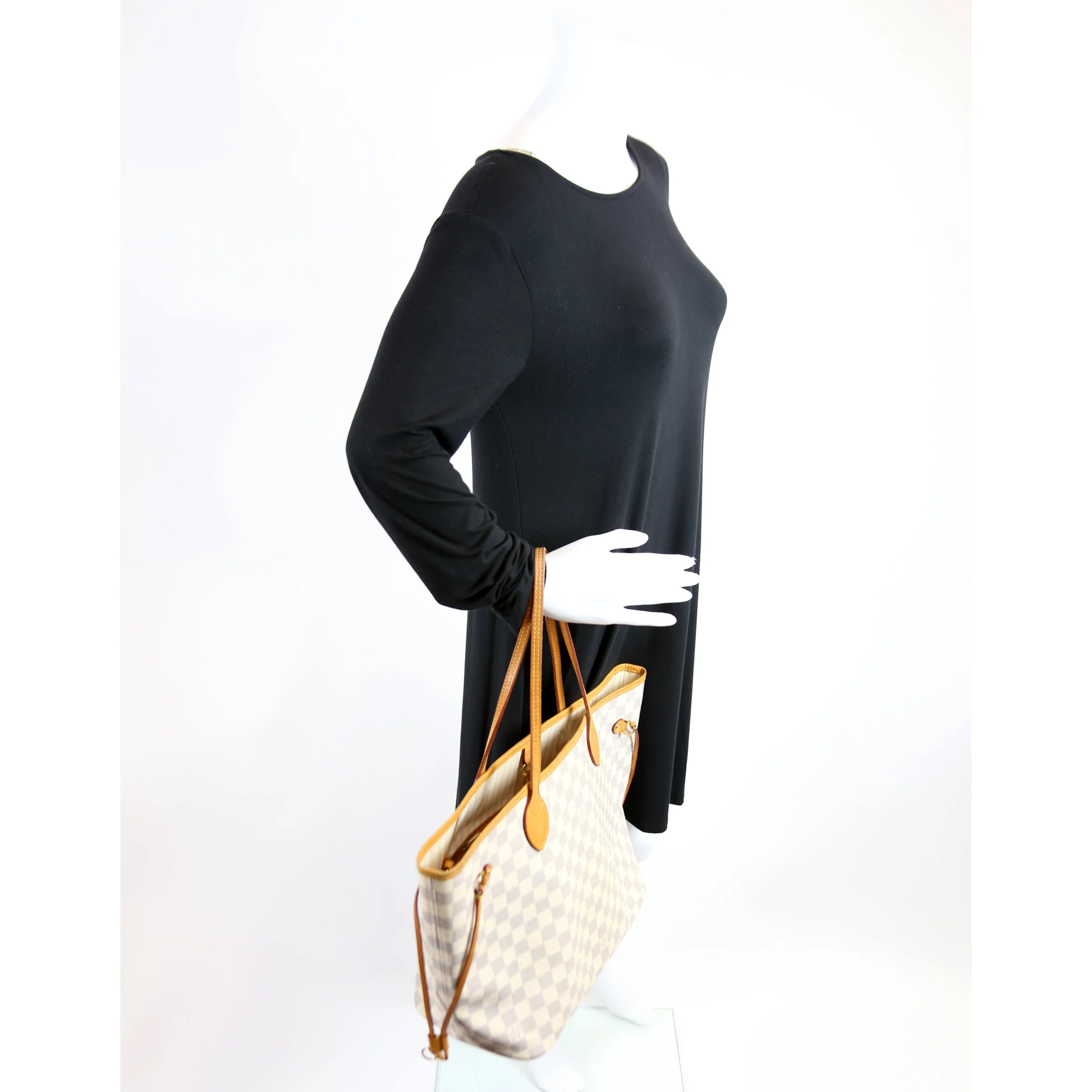 Neverfull With Wallet MM Damier Azur - Image 13