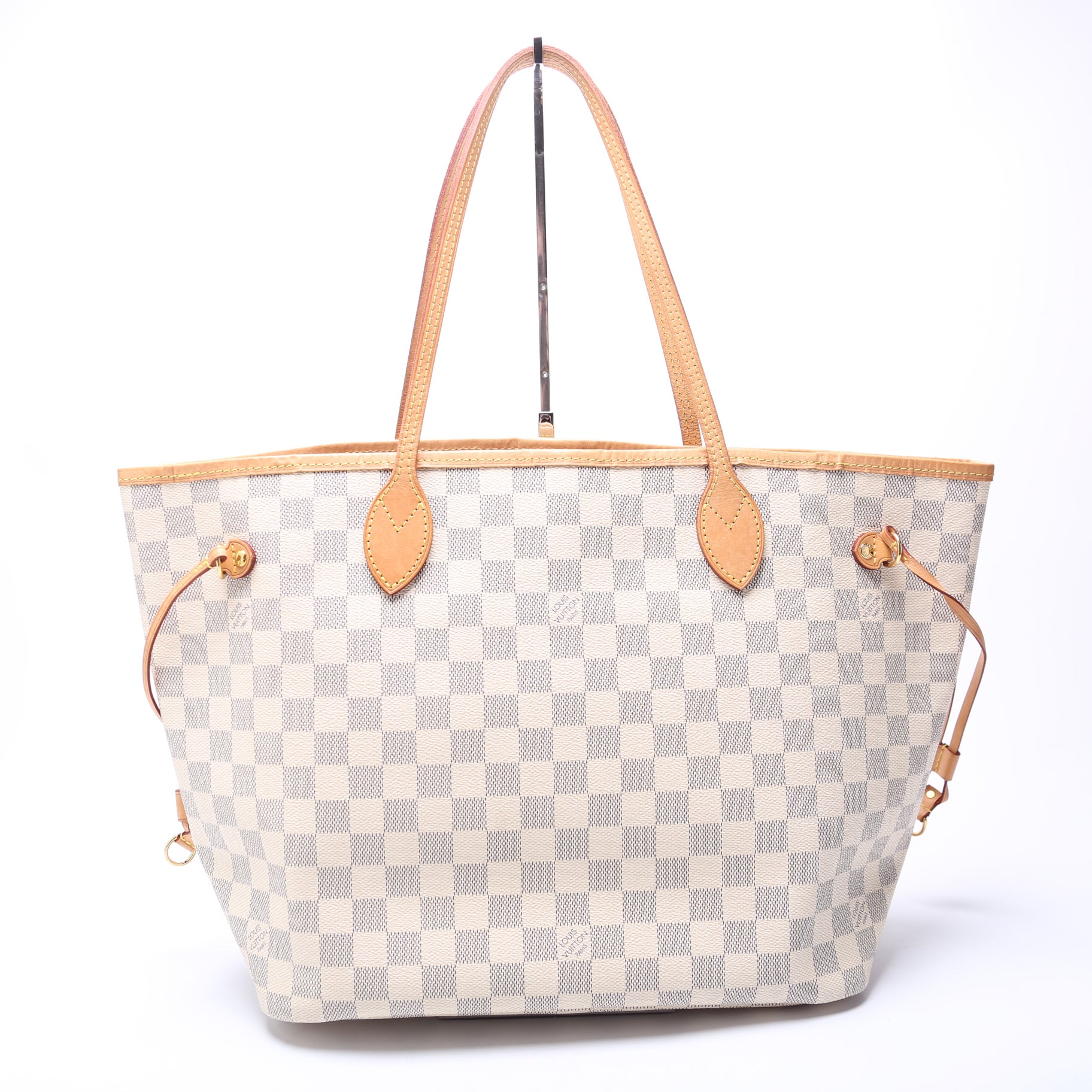 Neverfull With Wallet MM Damier Azur - Image 3