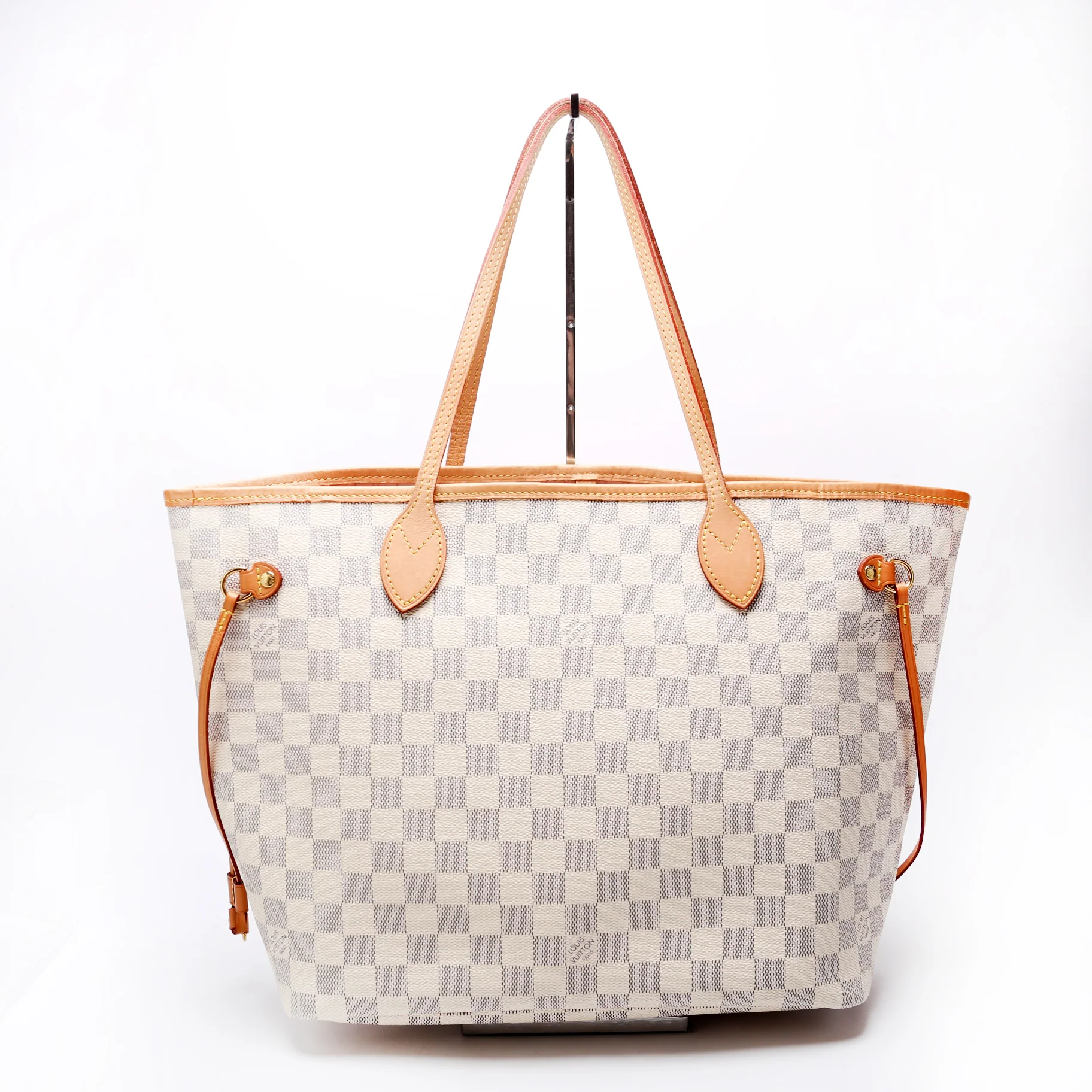 Neverfull with Wallet MM Damier Azur - Image 3