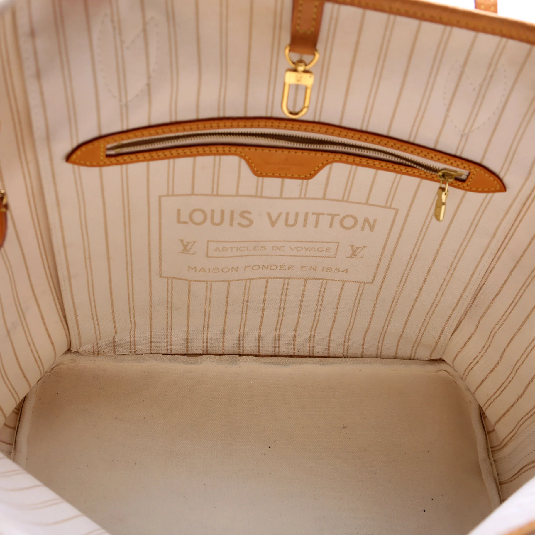 Neverfull With Wallet MM Damier Azur - Image 7