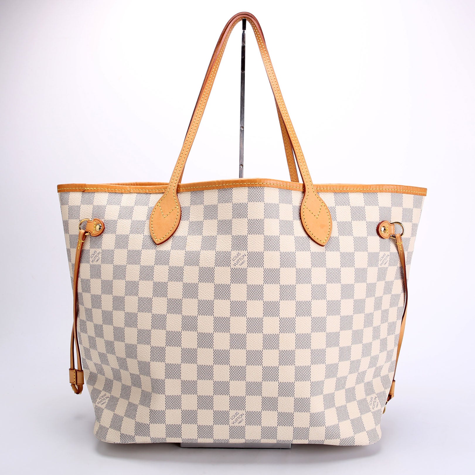 Neverfull With wallet mm Damier Azur Blue/Pink - Image 3